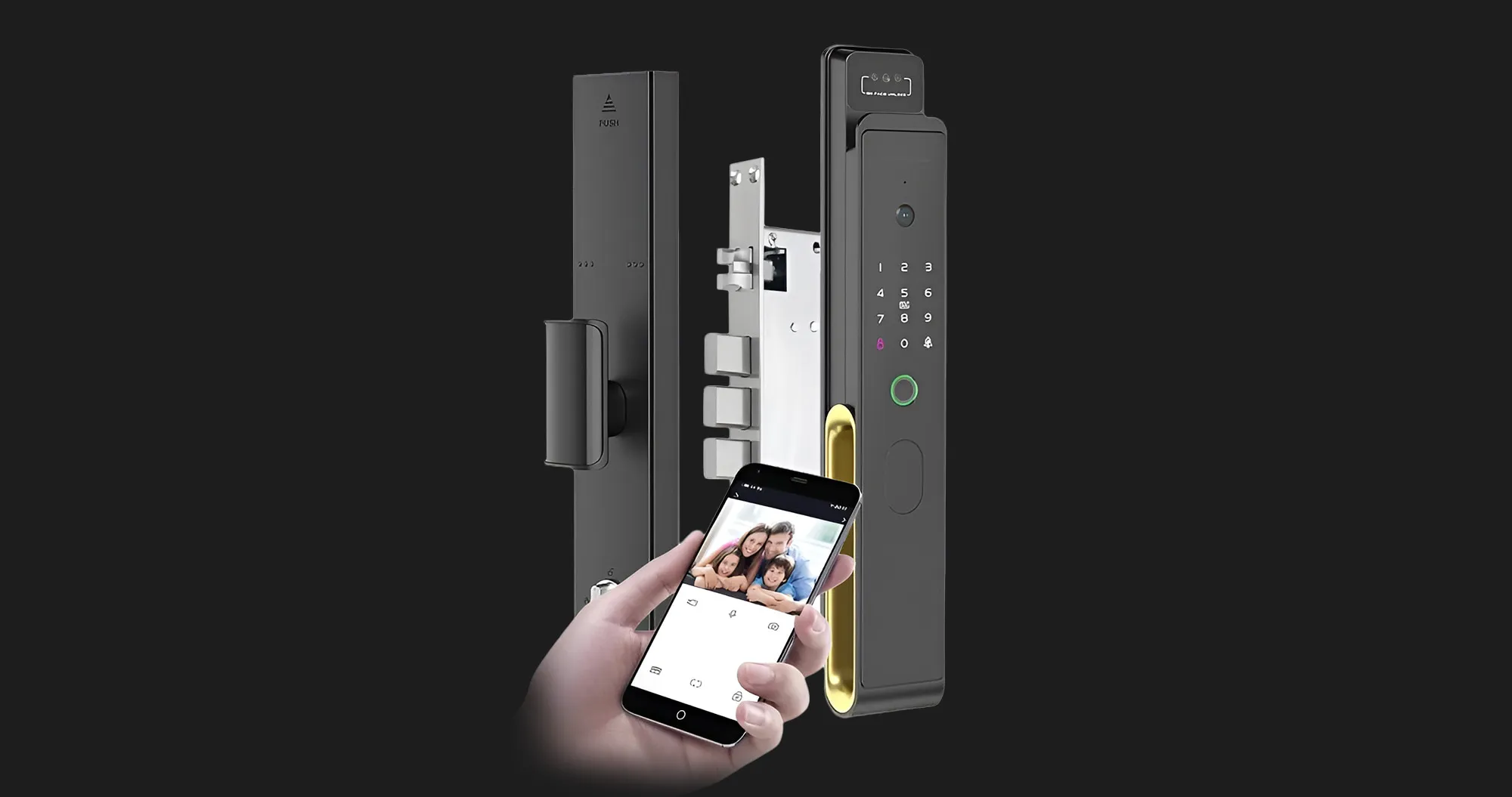 Смарт замок TTLOCK STREAM (Black)