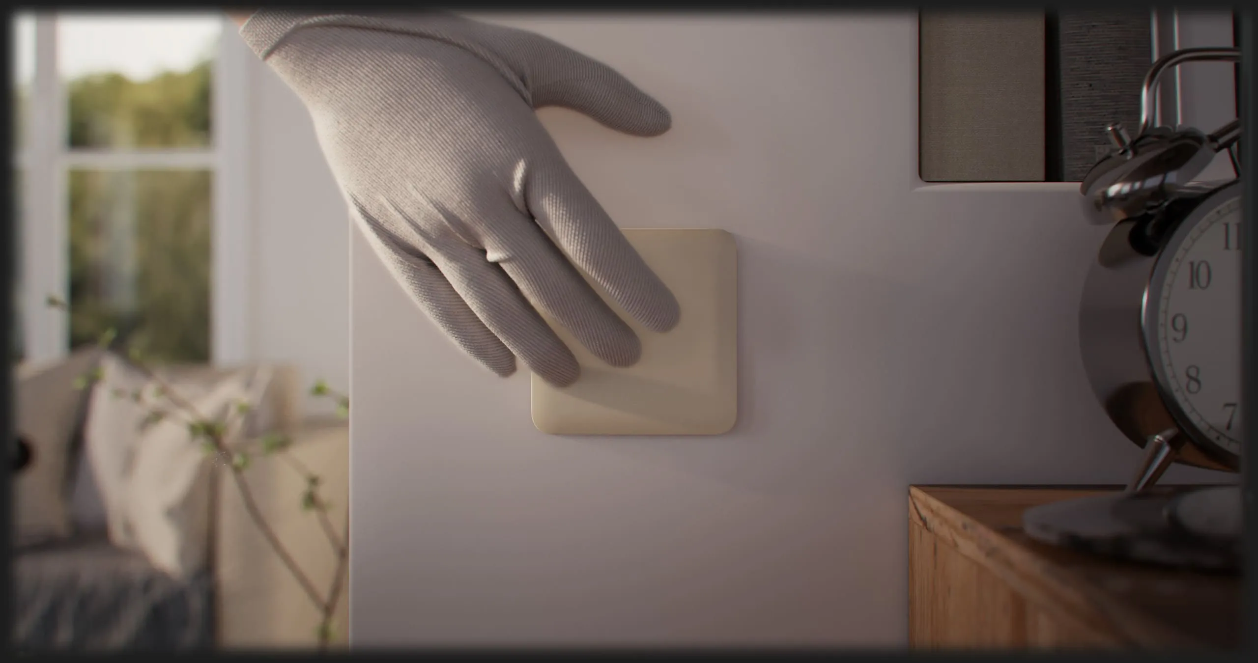 Вимикач одноклавішний Ajax LightSwitch (Black)