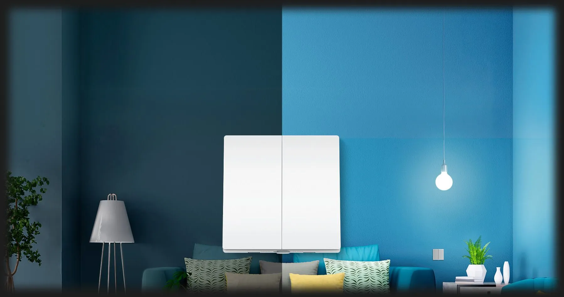 Розумний вимикач світла TP-LINK Tapo S220, 2-канальний 1-сторонній