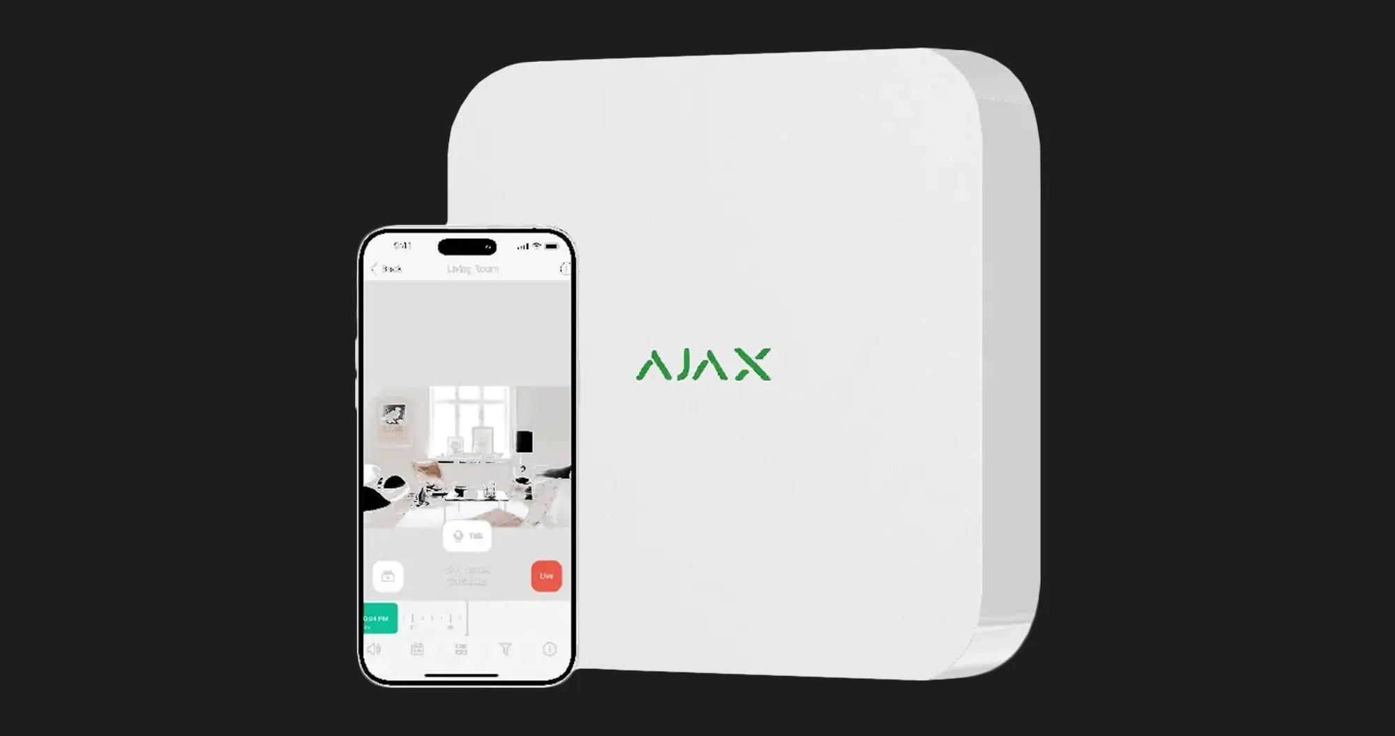 Відеореєстратор Ajax NVR (8 каналів) (Black)