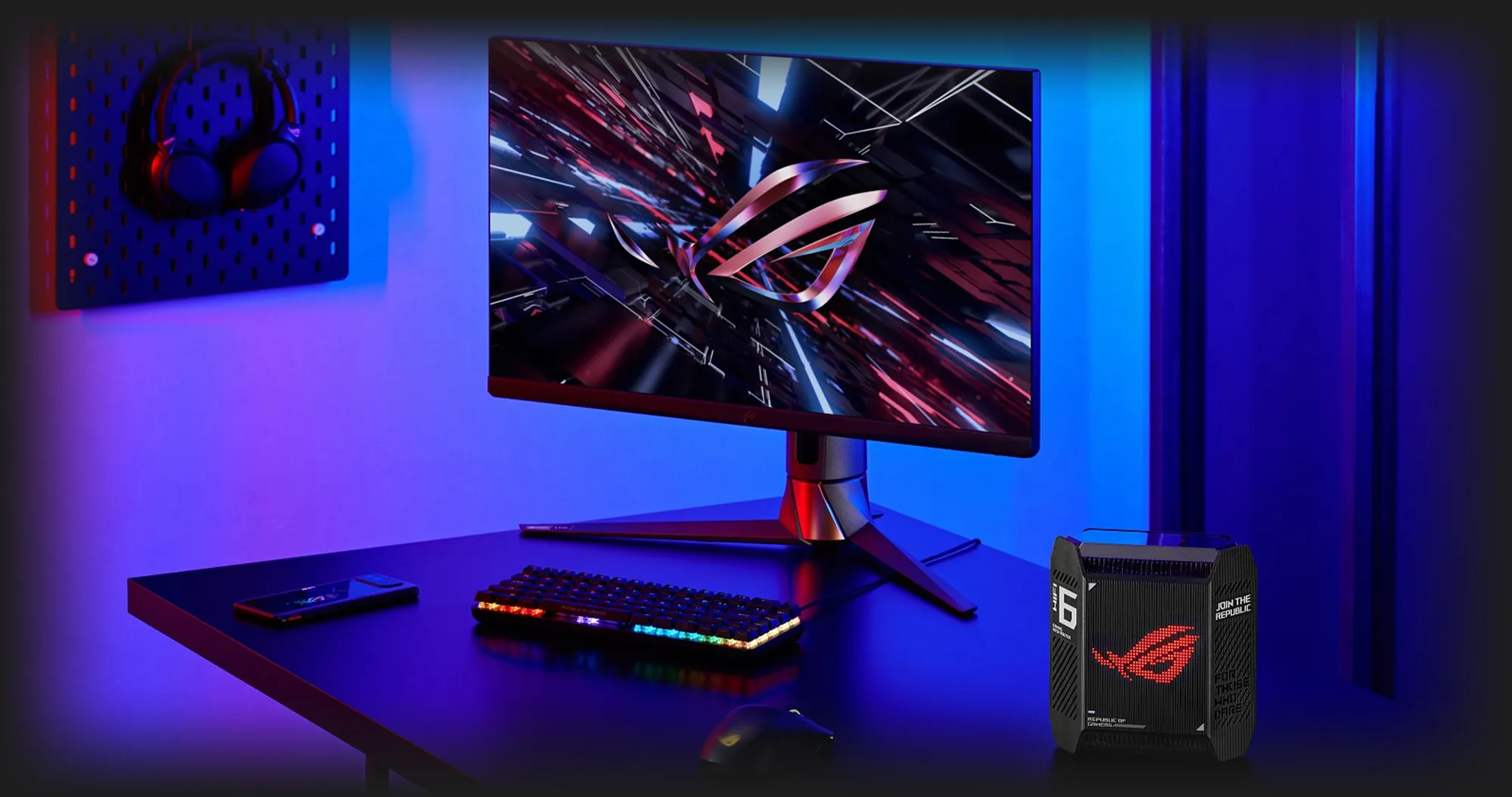 Wi-Fi Mesh система Asus ROG Rapture GT6 AX10000, 2 мод (Black)