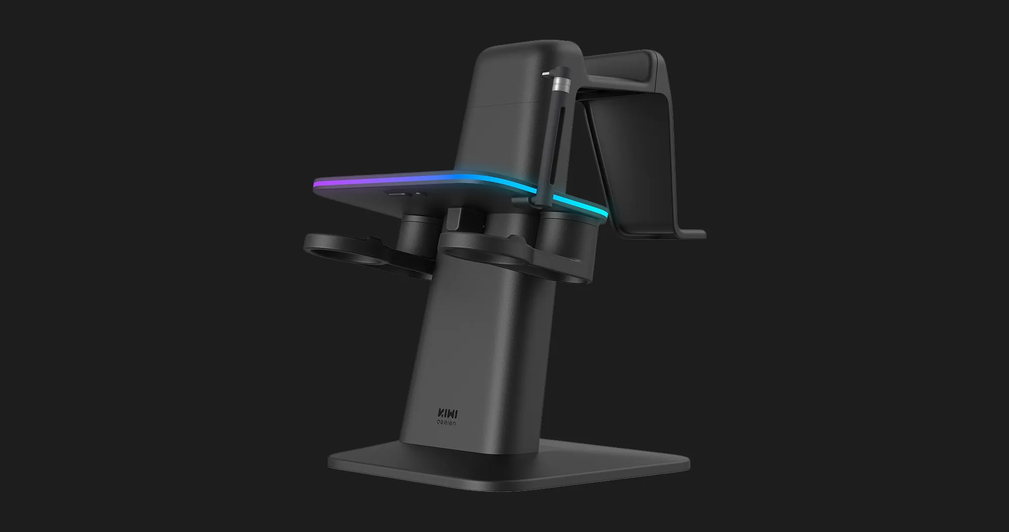 Зарядна станція KIWI RGB Еlite Charge Station для Meta Quest 2/3/3s/Pro (SP) (Black)