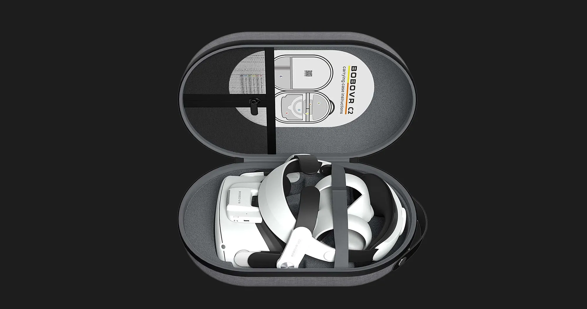 Кейс BOBOVR C2 Shield Case для Oculus Quest 3/Quest 2 (Gray)