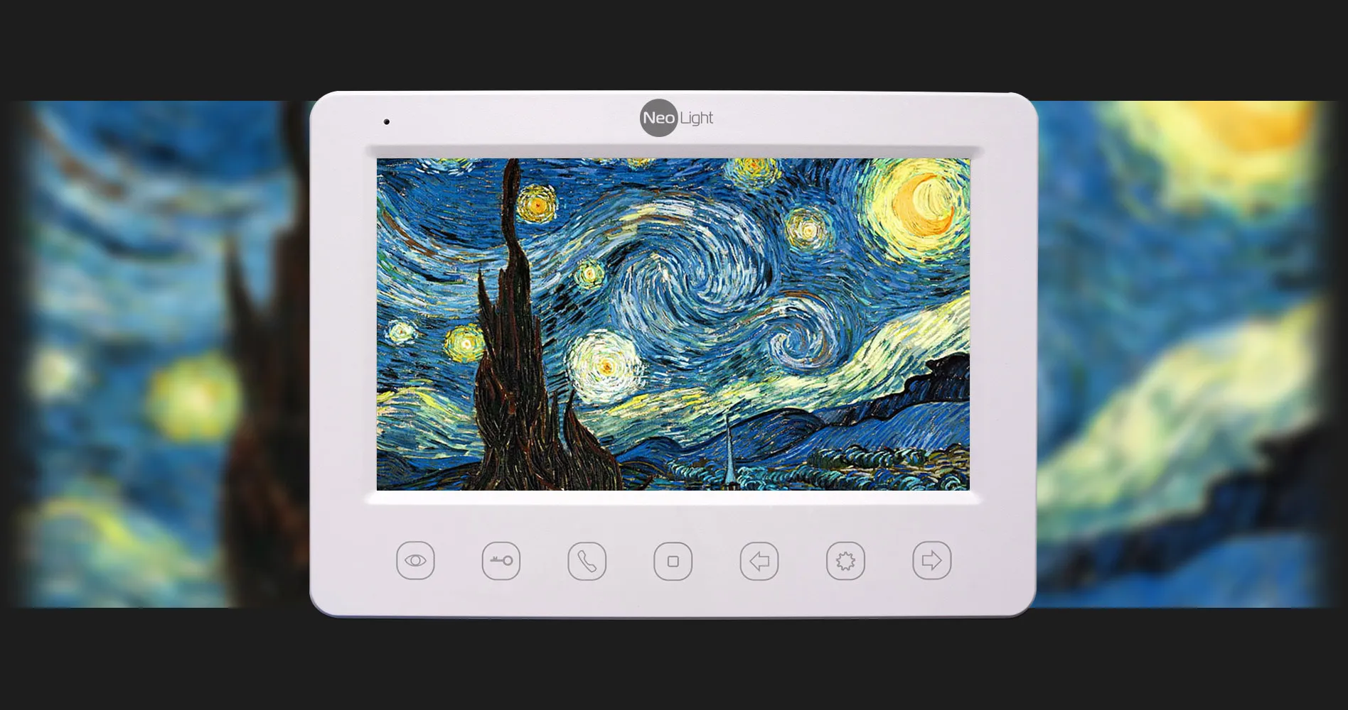 Відеодомофон Neolight Kappa + HD (White)