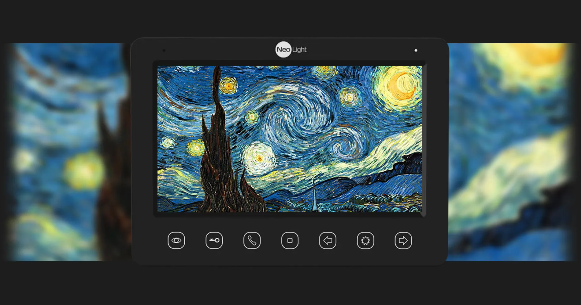 Відеодомофон Neolight Kappa + HD WF (Black)
