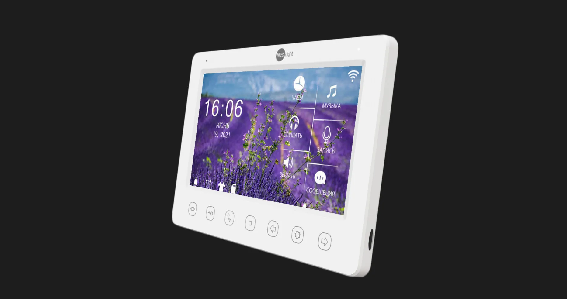 Відеодомофон Neolight Kappa + HD WF (Black)