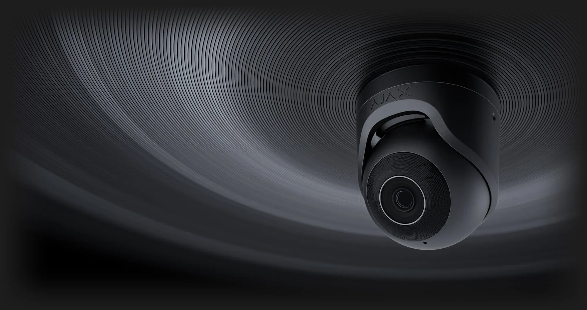 IP камера дротова Ajax TurretCam, 5 мп, 4 мм (Black)