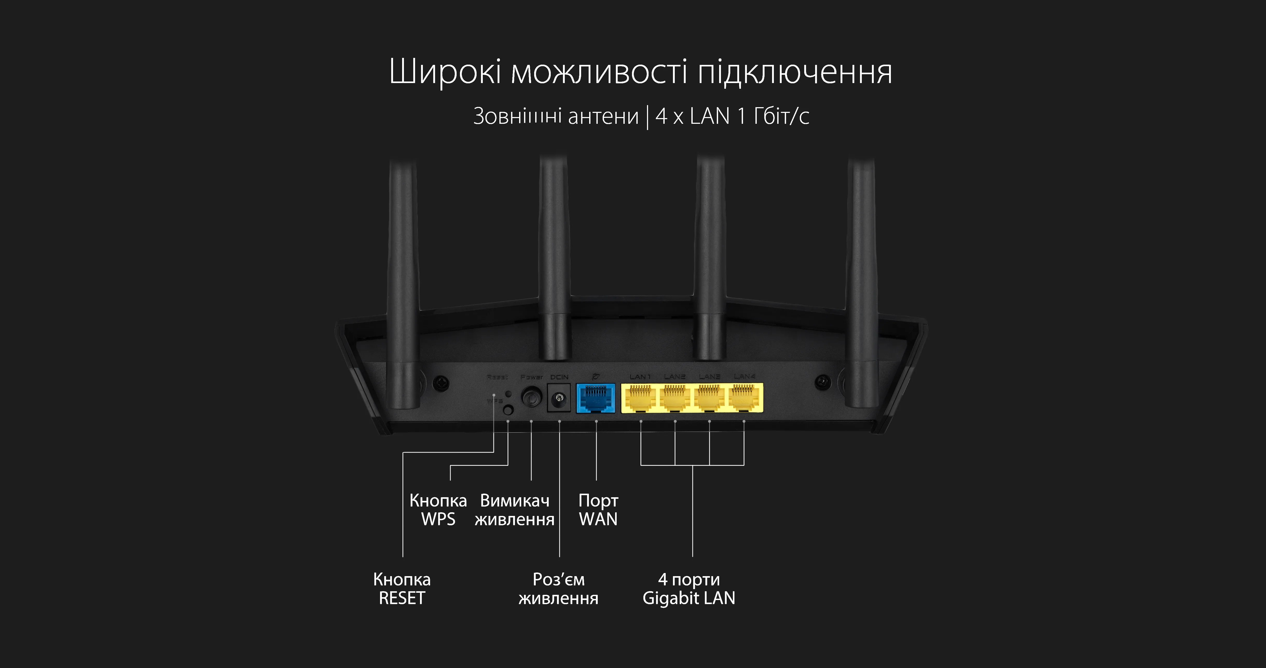 Маршрутизатор Asus RT-AX57 (Black)