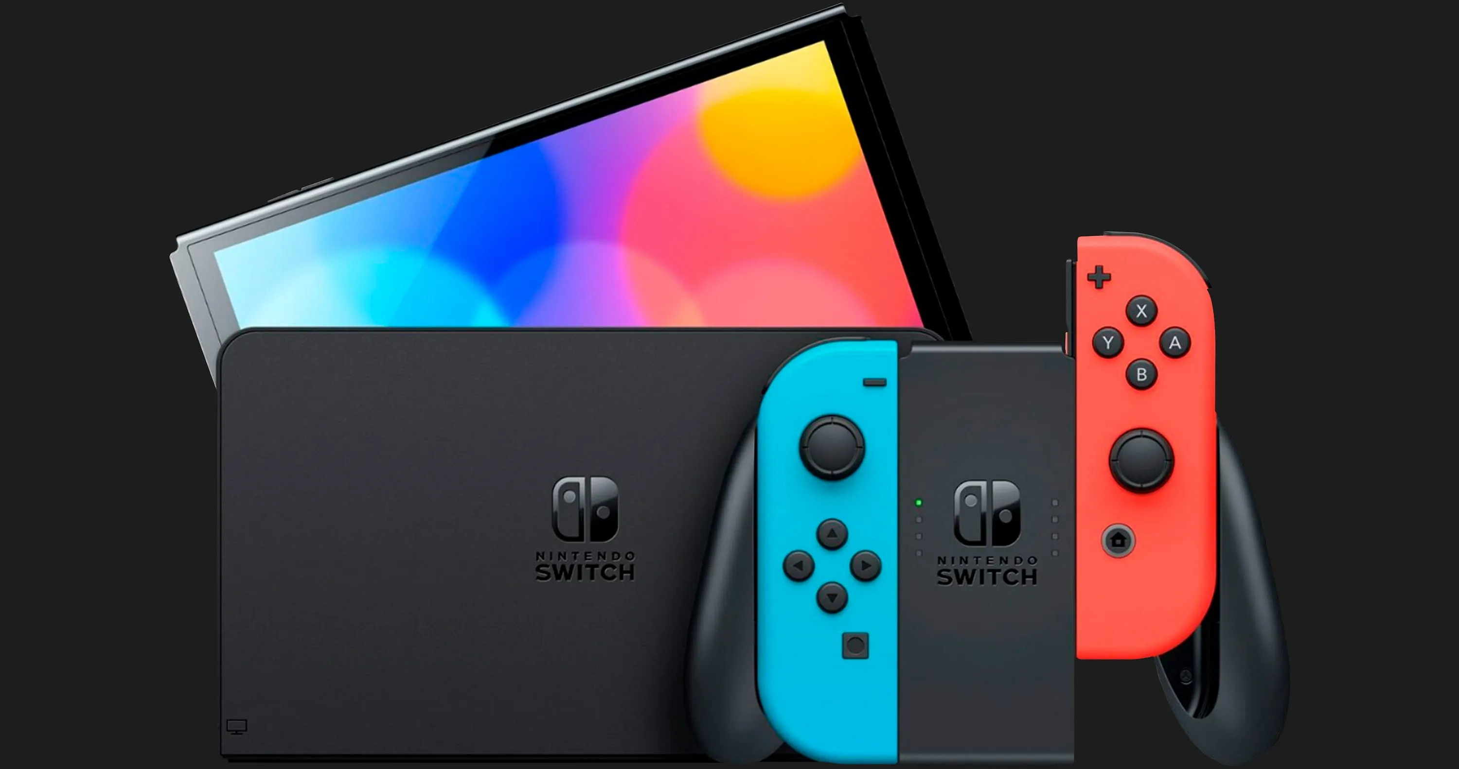Ігрова приставка Nintendo Switch (Neon Blue/Red) (UA)