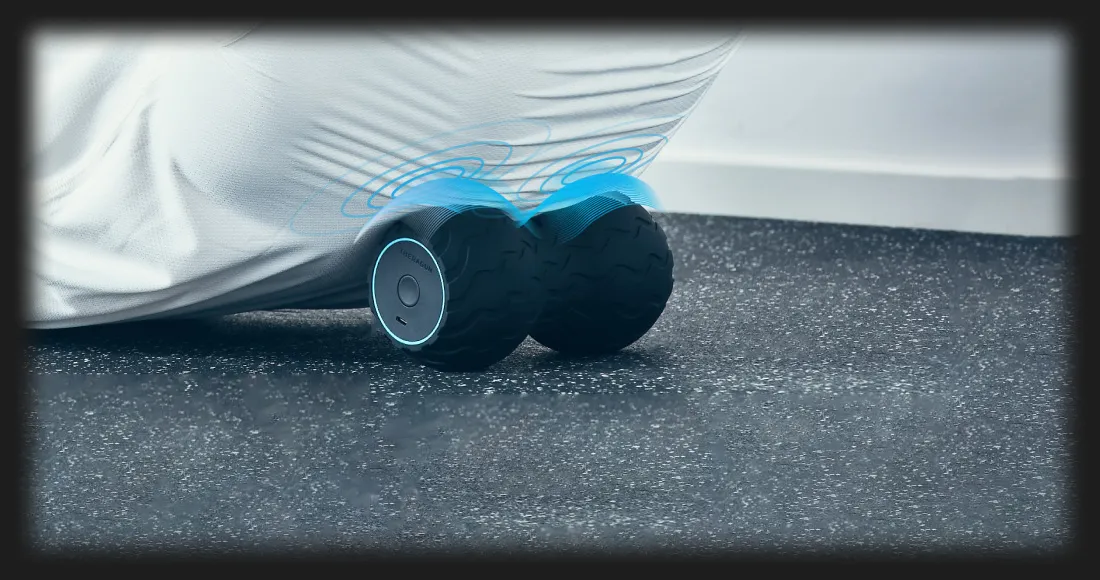 Вібруючий масажний ролер Theragun Wave Duo