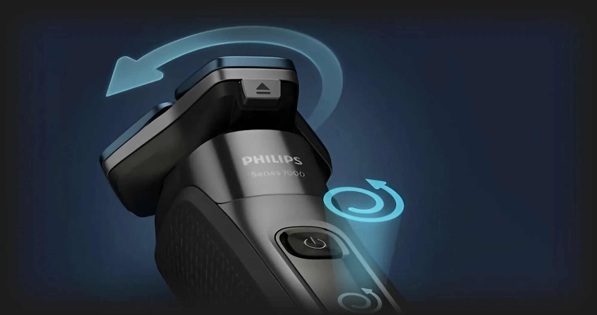 Електрична бритва PHILIPS Series 7000 (Gray/Blue)