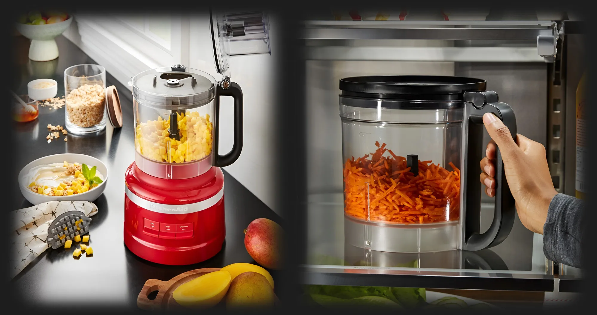Кухонний комбайн KitchenAid 3,1 л (Black Matte)