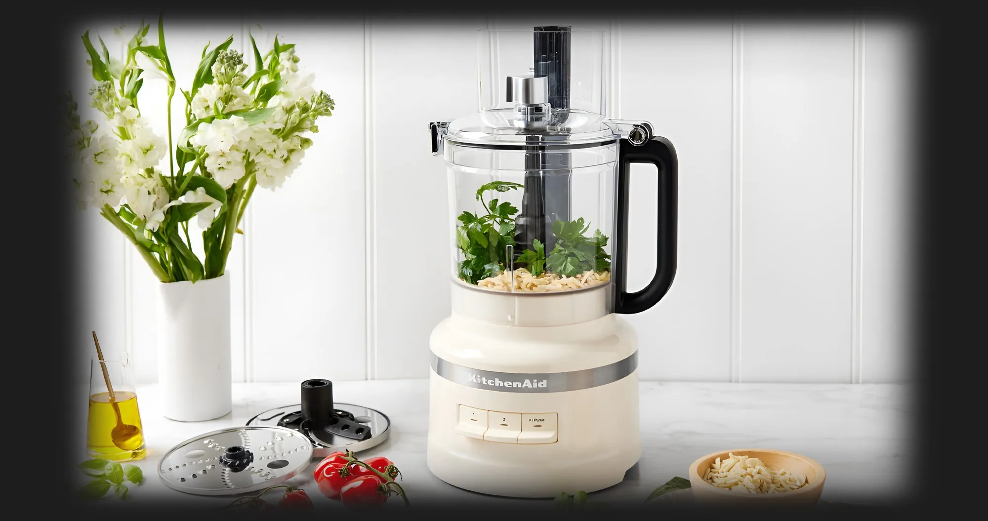 Кухонний комбайн KitchenAid 1,7 л (Cream)