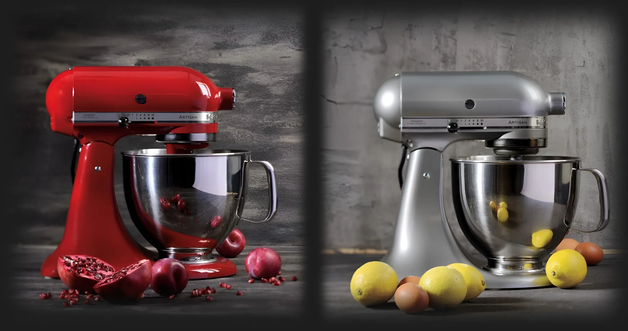 Планетарний міксер KitchenAid Artisan 4,8 л з відкидним блоком (Black)