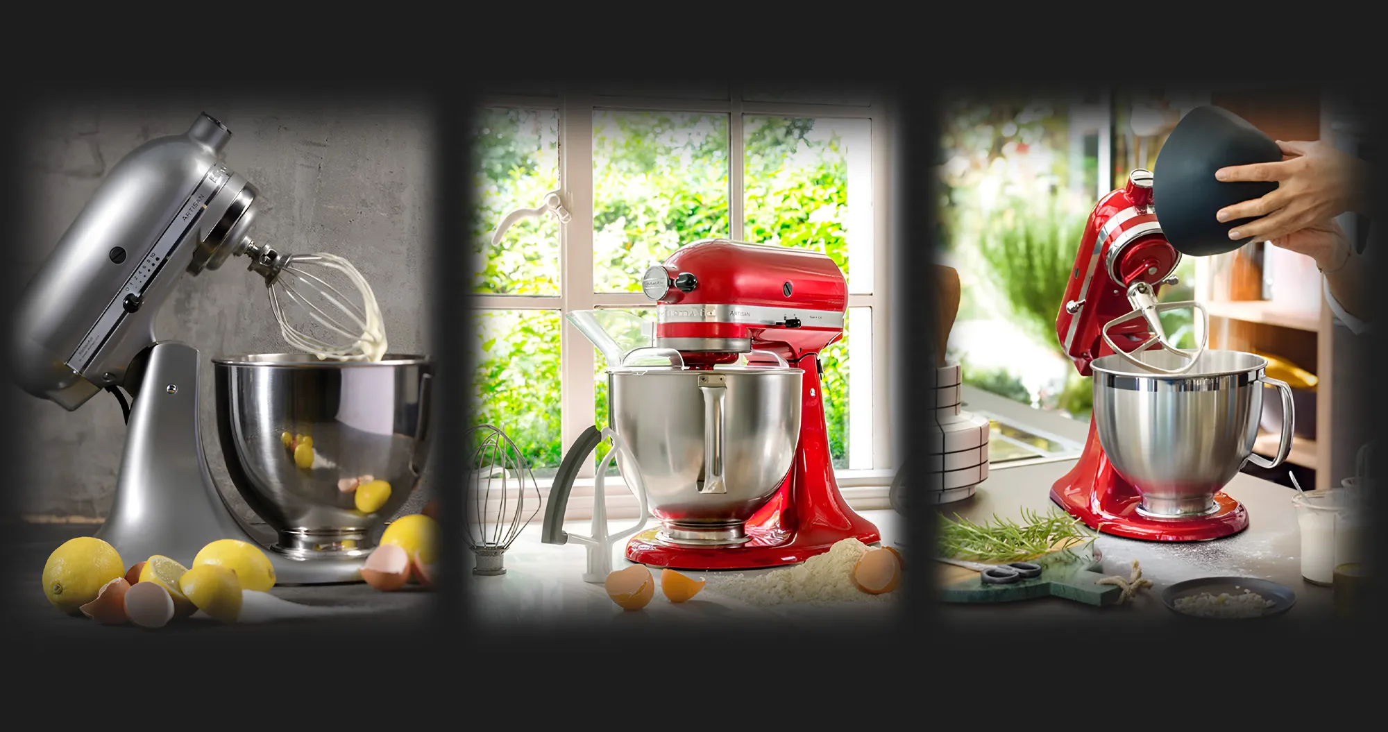Планетарний міксер KitchenAid Artisan 4,8 л з відкидним блоком (Black)
