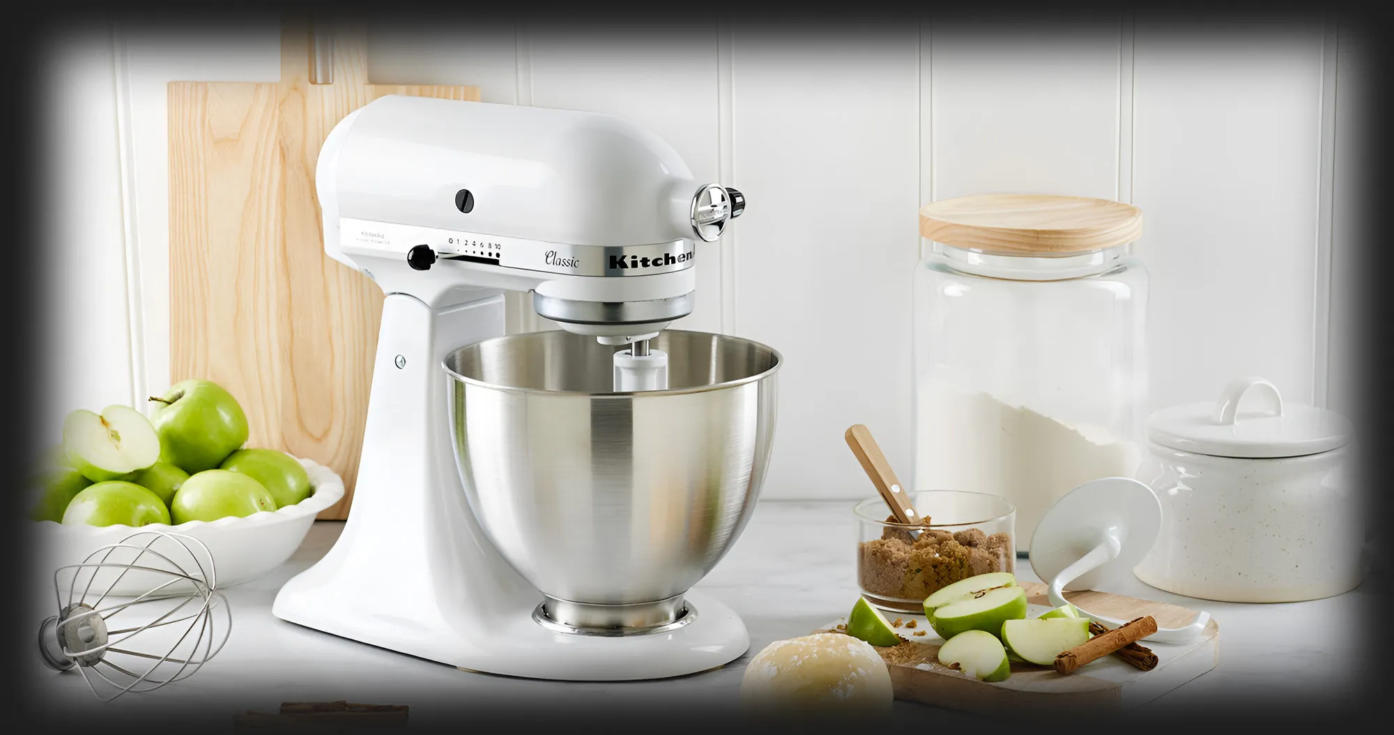 Планетарний міксер KitchenAid CLASSIC 4,3 л з відкидним блоком (White)