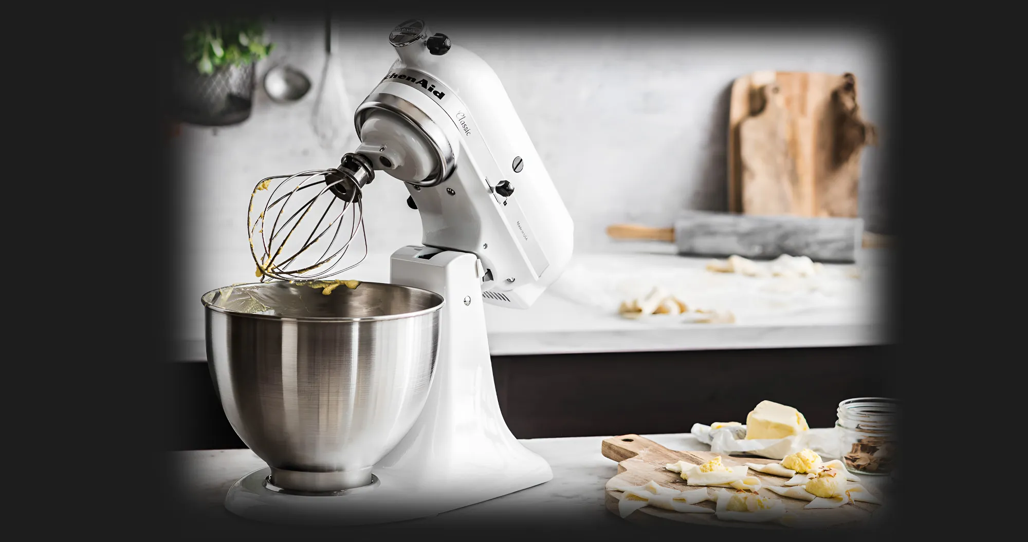 Планетарний міксер KitchenAid CLASSIC 4,3 л з відкидним блоком (White)
