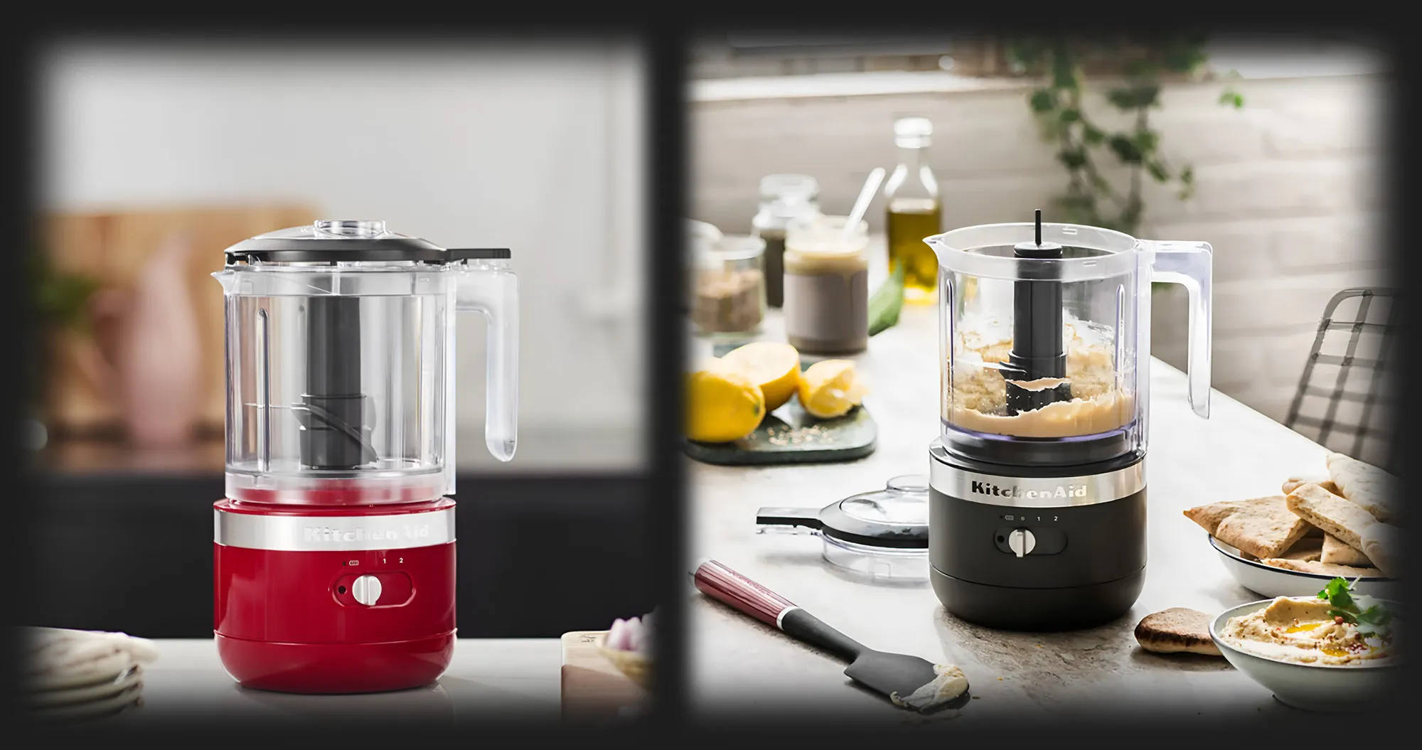 Кухонний мінікомбайн KitchenAid 1,3 л бездротовий (Black Matte)