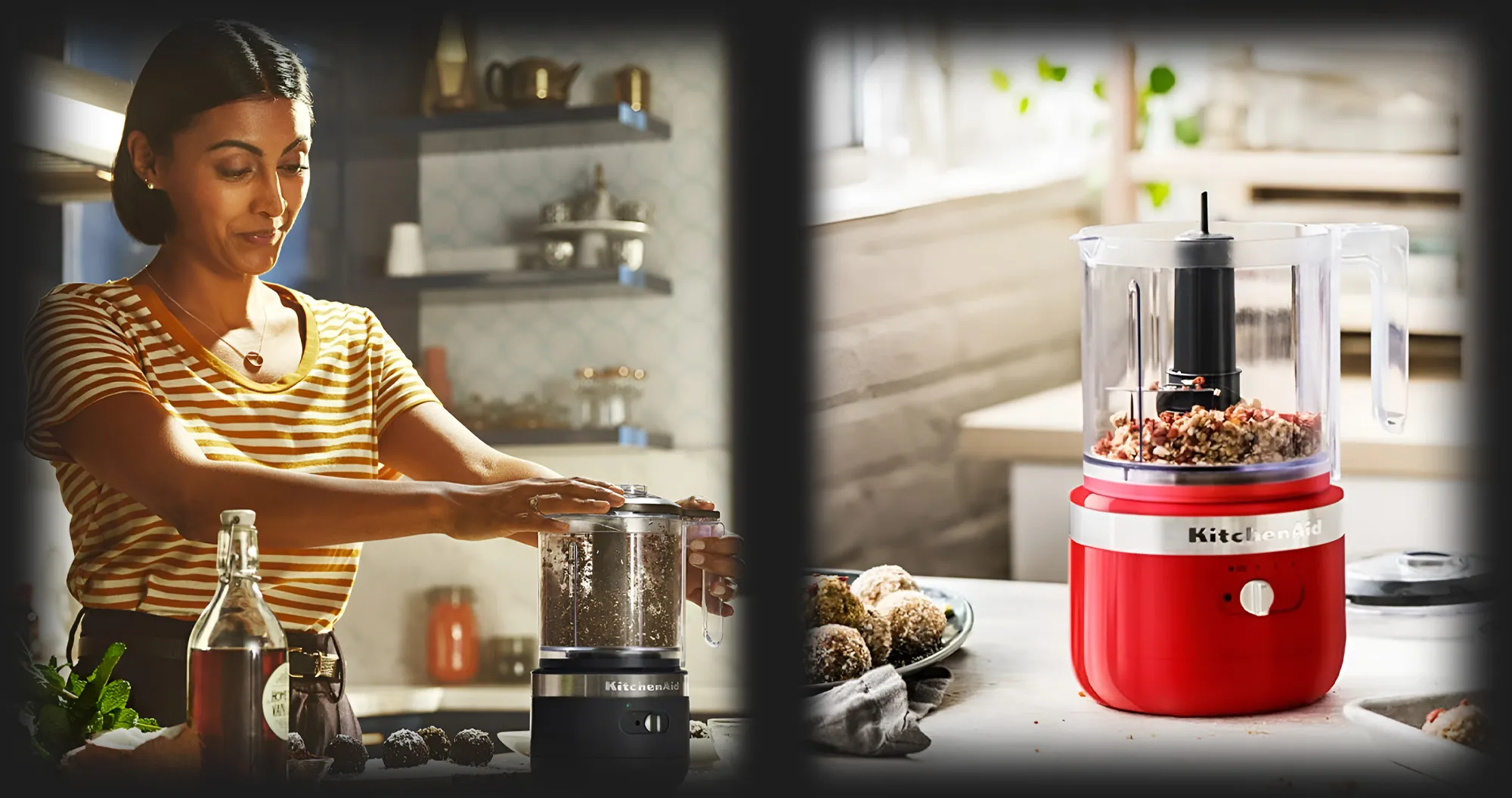 Кухонний мінікомбайн KitchenAid 1,3 л бездротовий (Matte Charcoal Gray)