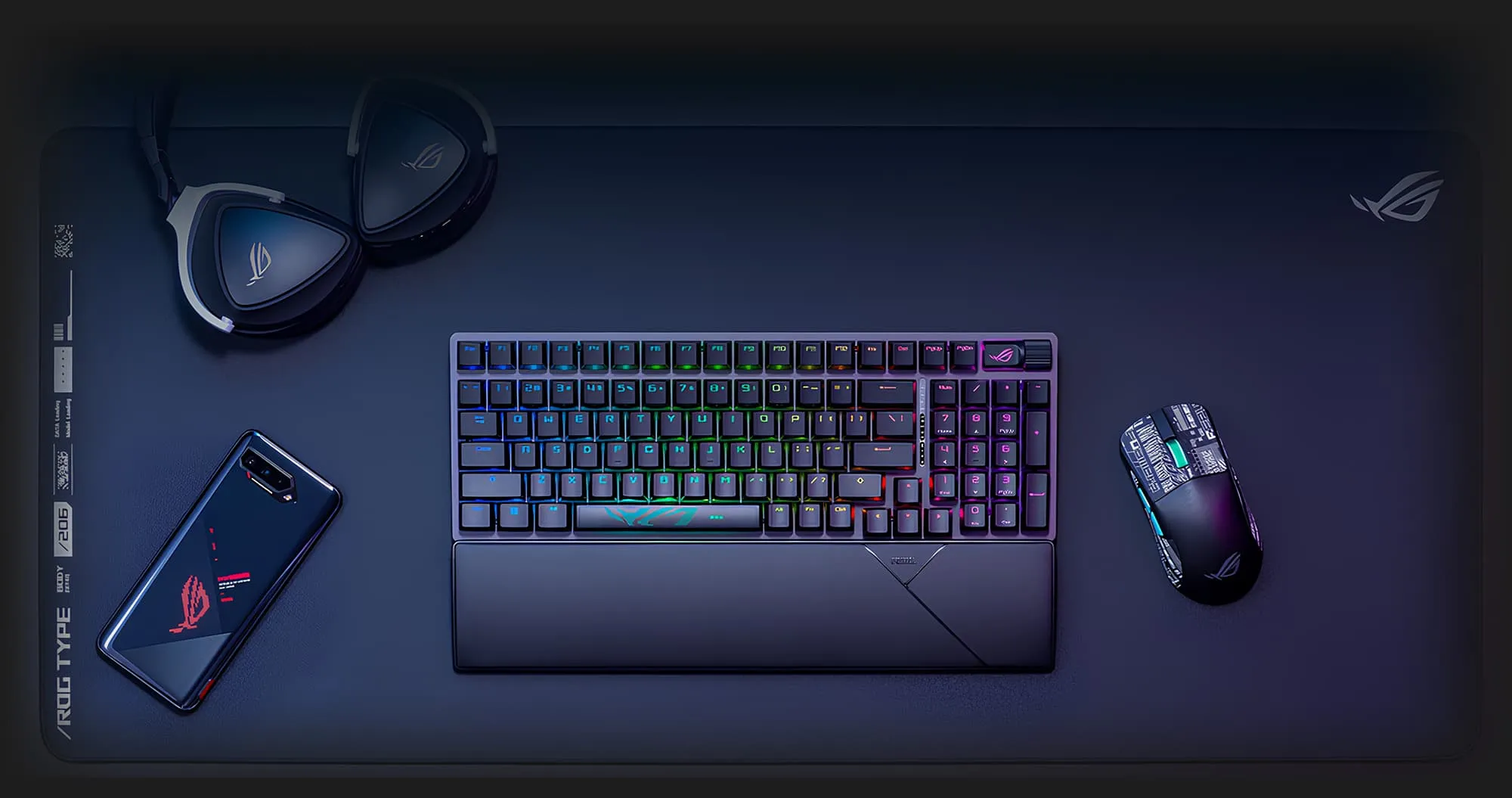Клавіатура ігрова ASUS ROG Strix Scope II 96 Wireless NX Snow EN PBT (UA)