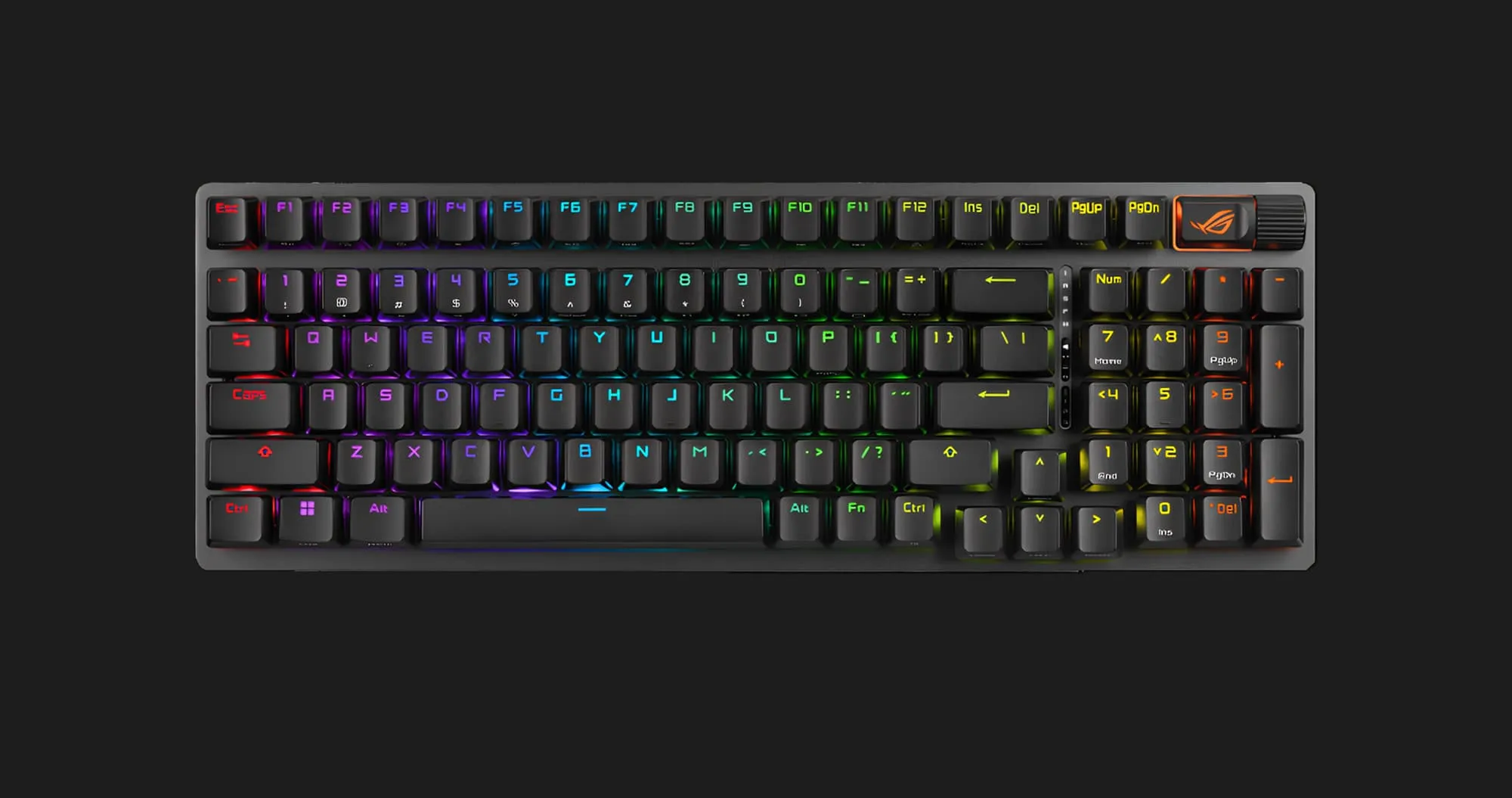 Клавіатура ігрова ASUS ROG Strix Scope II 96 Wireless NX Snow EN PBT (UA)