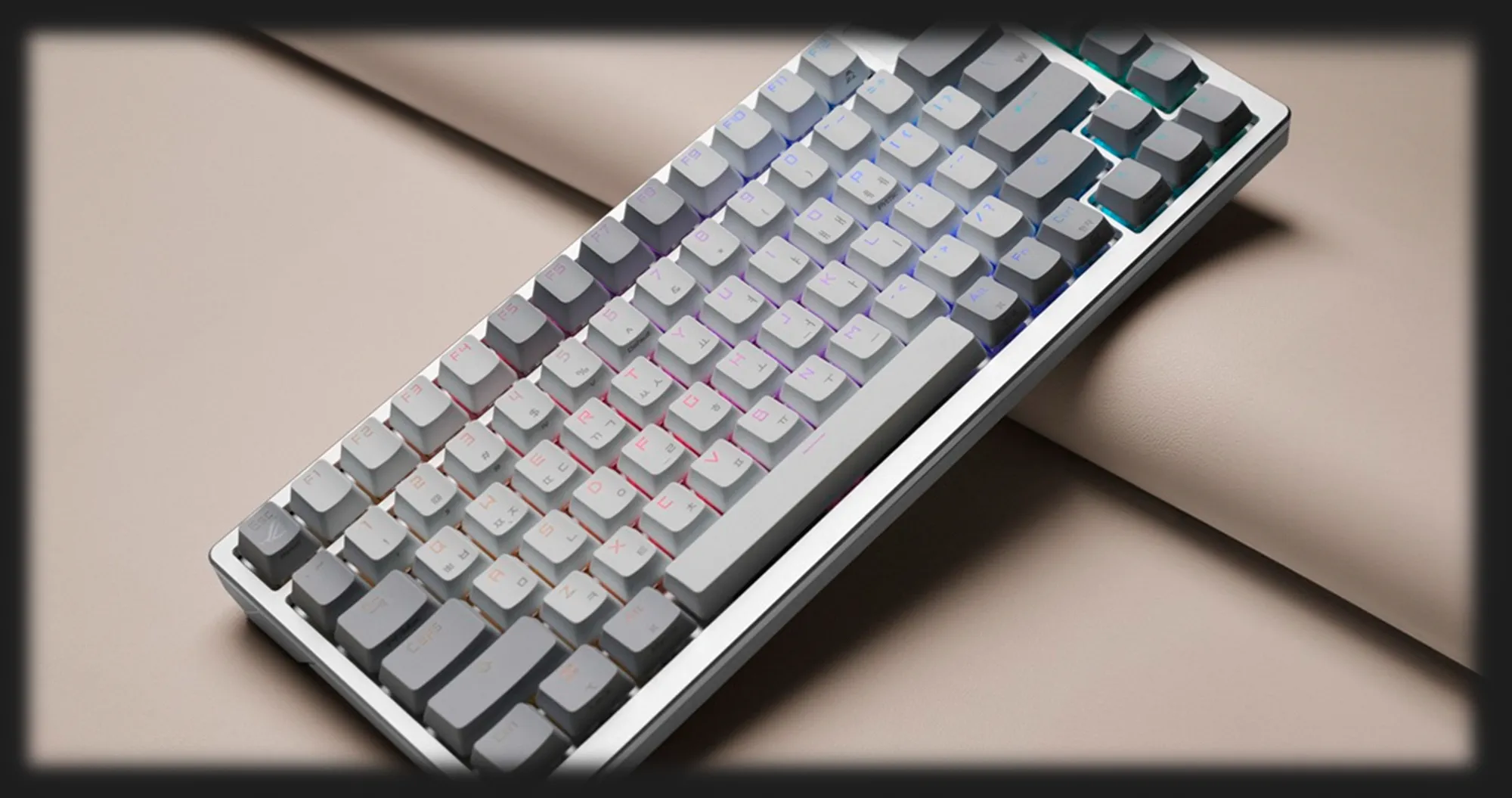 Клавіатура ігрова ASUS ROG Azoth NX Snow EN PBT (White) (UA)