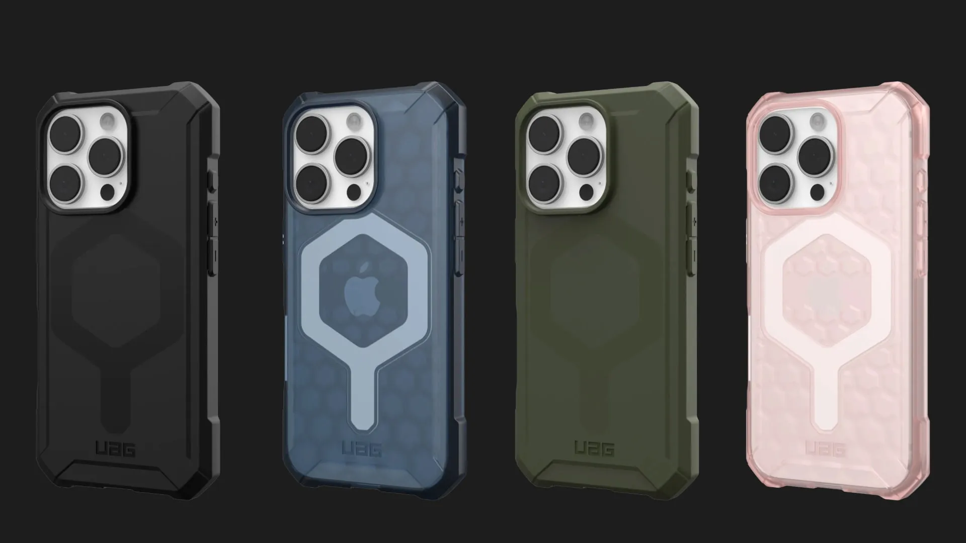 Чохол UAG Essential Armor Magsafe для iPhone 16 Pro (Olive Drab)