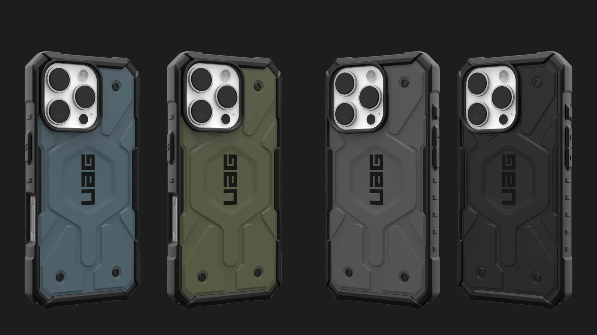 Чохол UAG Pathfinder Magsafe для iPhone 16 Pro (Silver)