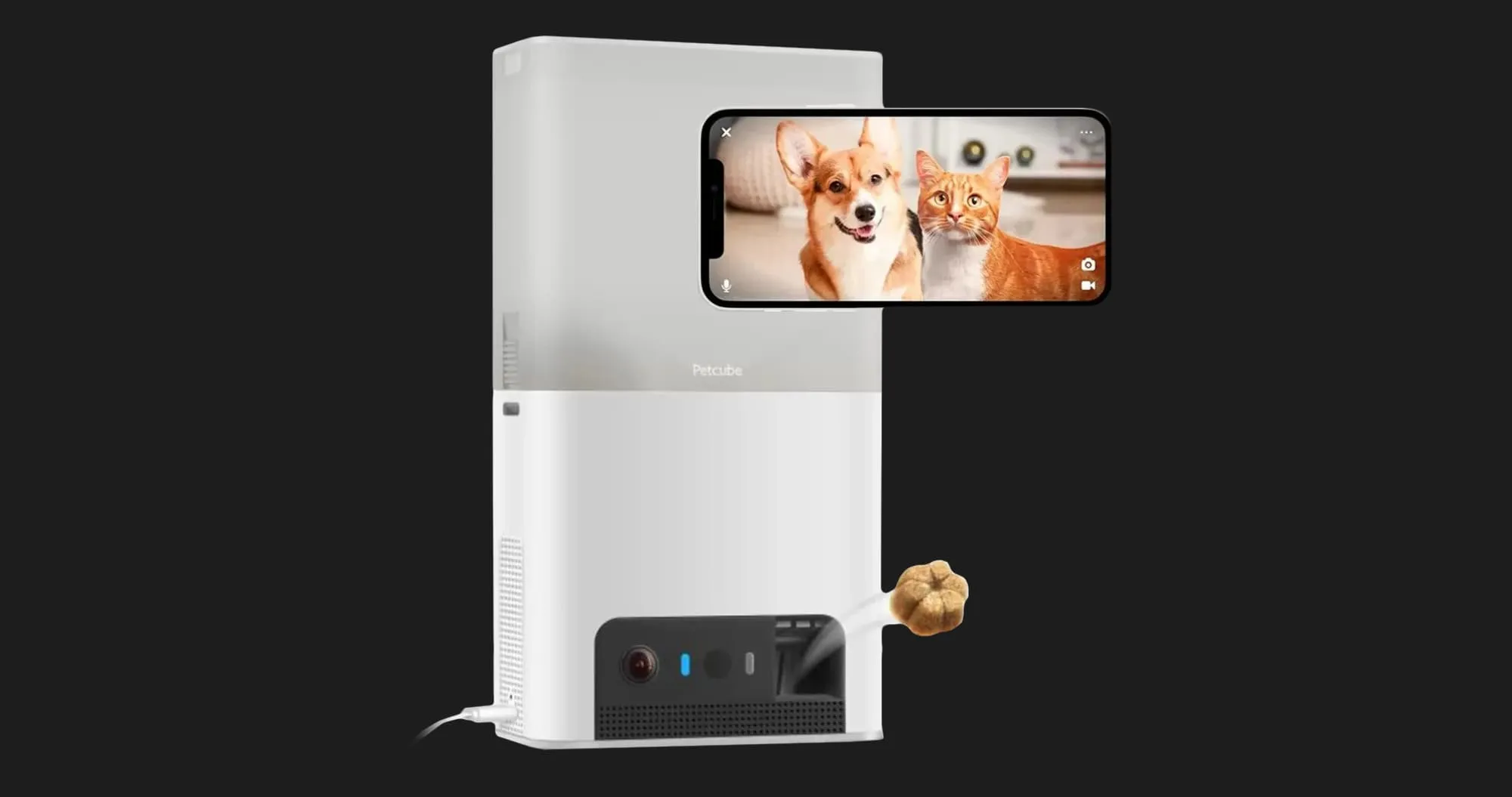 Інтерактивна HD камера Petcube Bites 2 Lite (Silver)