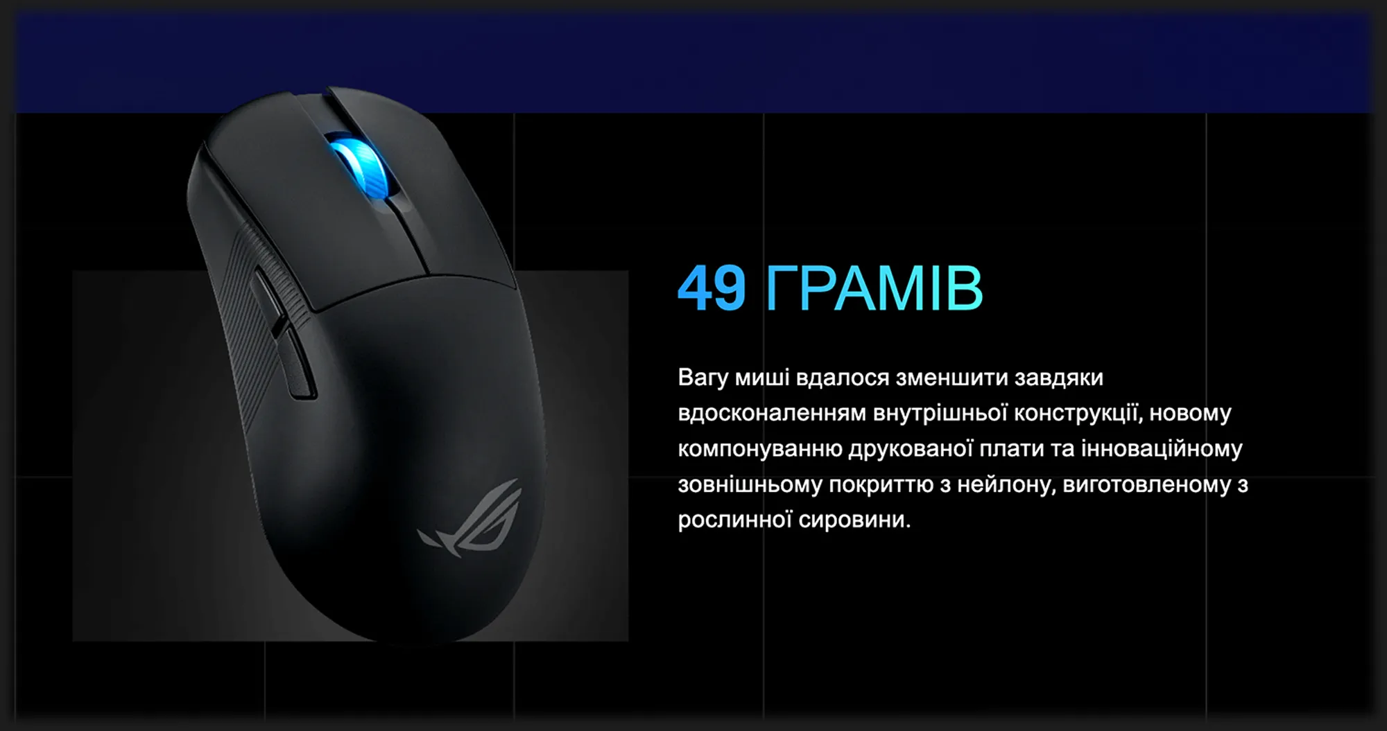 Миша ігрова ASUS ROG Harpe Ace Mini (White) (UA)