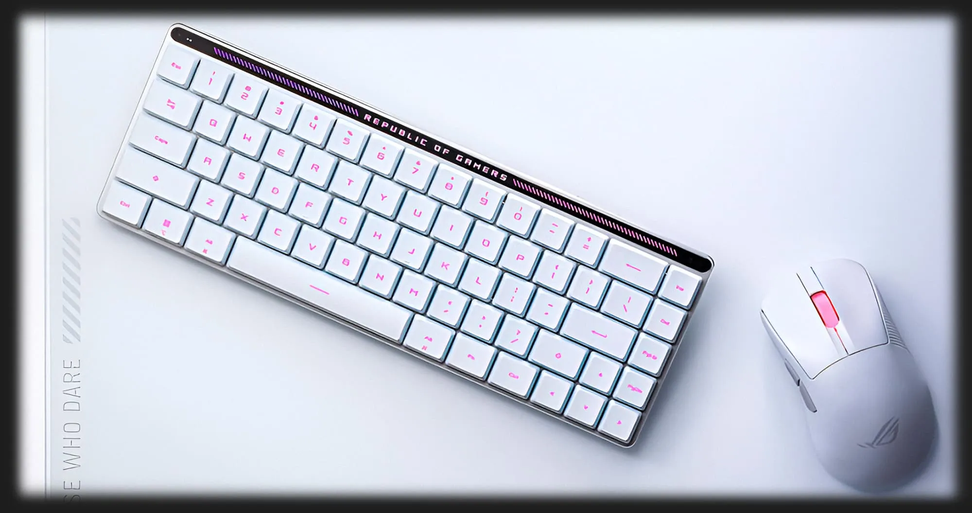 Клавіатура ігрова ASUS ROG Falchion RX Low Profile, EN/UK (White) (UA)