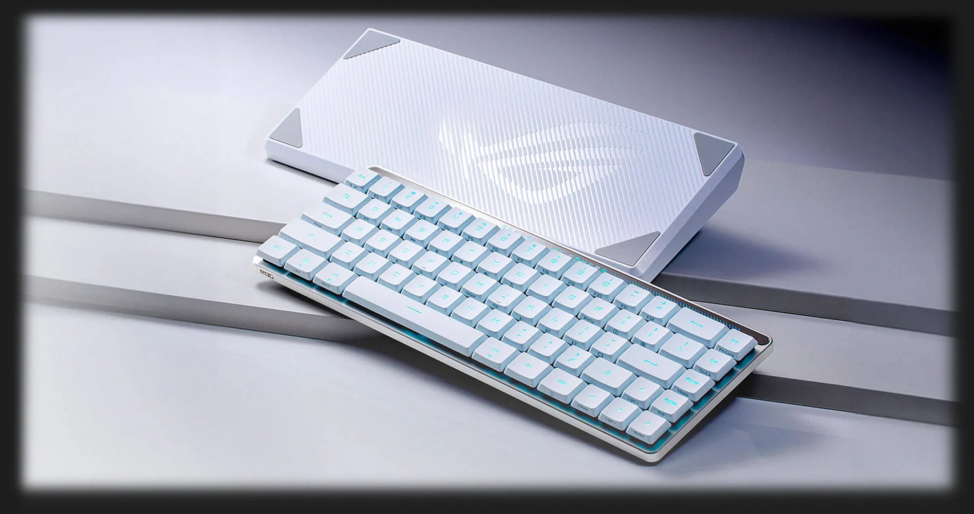 Клавіатура ігрова ASUS ROG Falchion RX Low Profile, EN/UK (White) (UA)