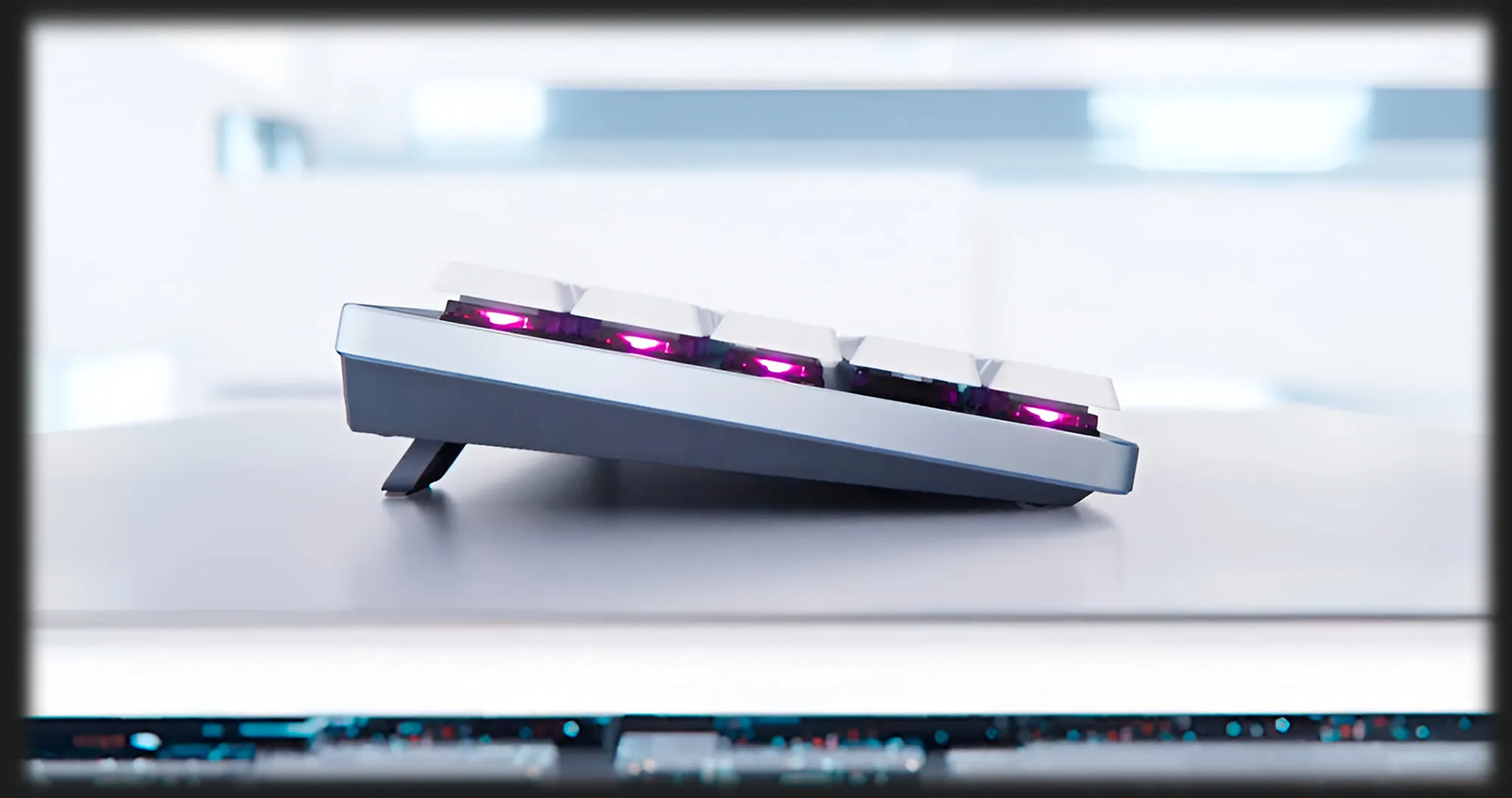 Клавіатура ігрова ASUS ROG Falchion RX Low Profile, EN/UK (White) (UA)