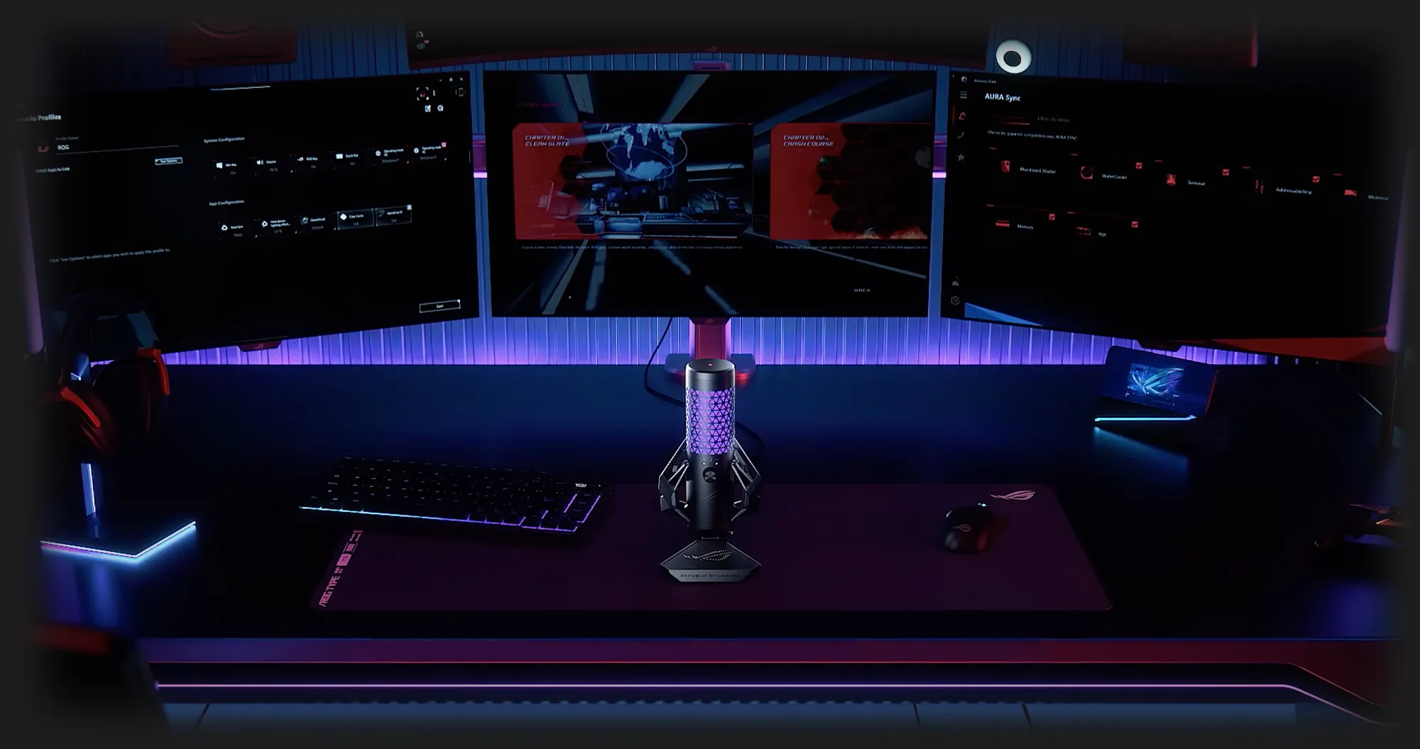Мікрофон Asus ROG Carnyx (White) (UA)