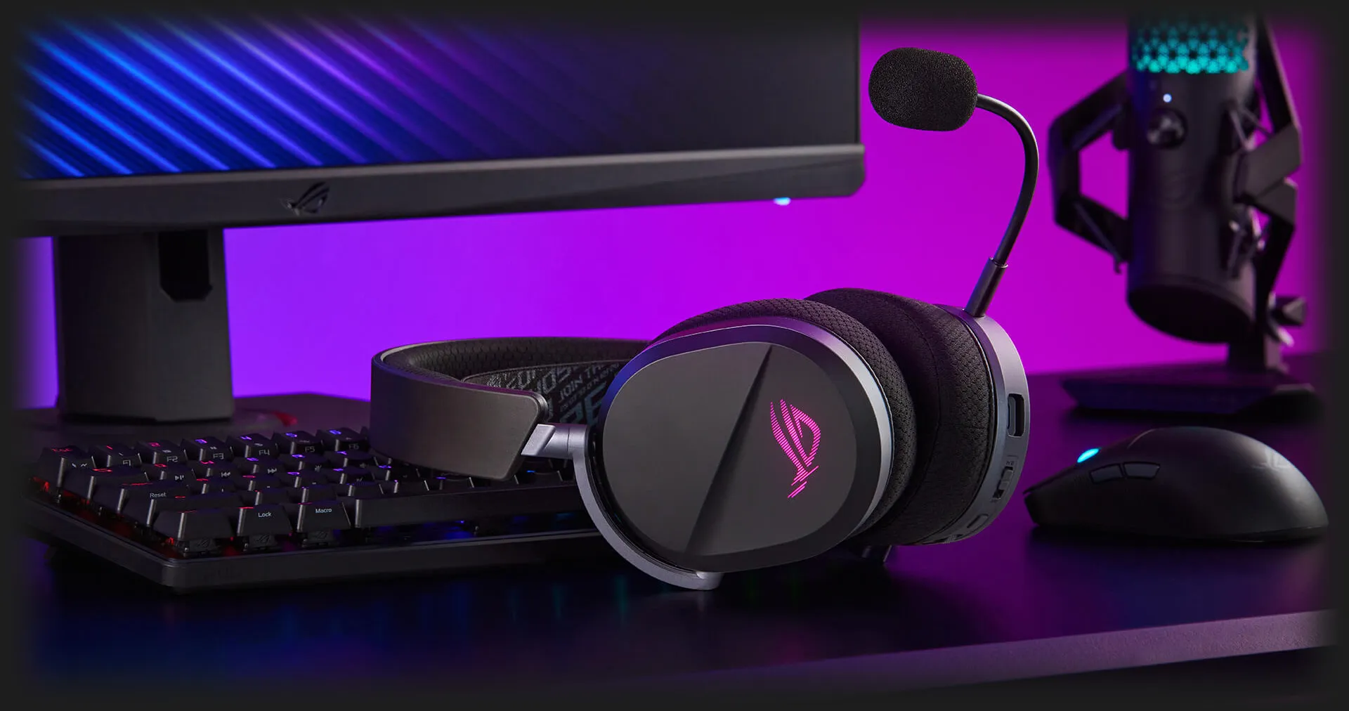 Ігрова гарнітура ASUS ROG Pelta (Black) (UA)