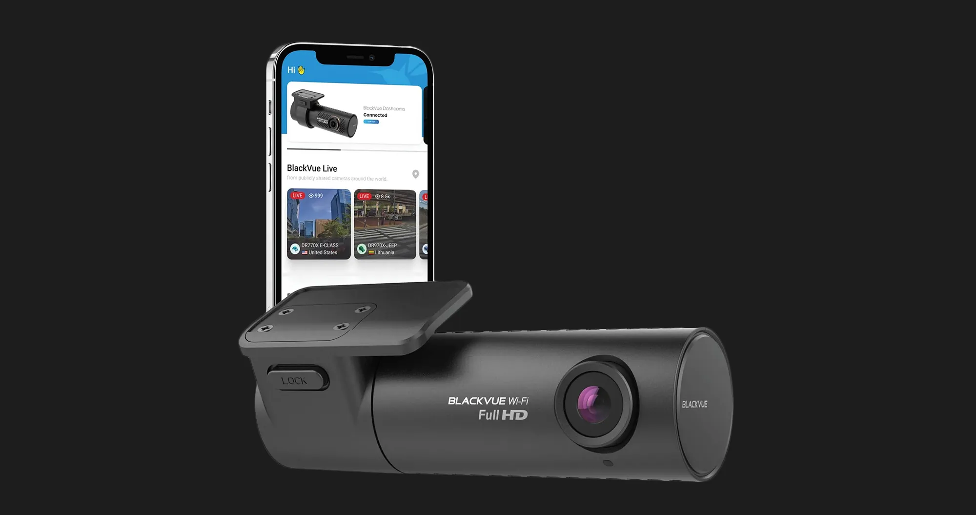 Автомобільний відеореєстратор Blackvue (DR 590 X-1CH) (UA)
