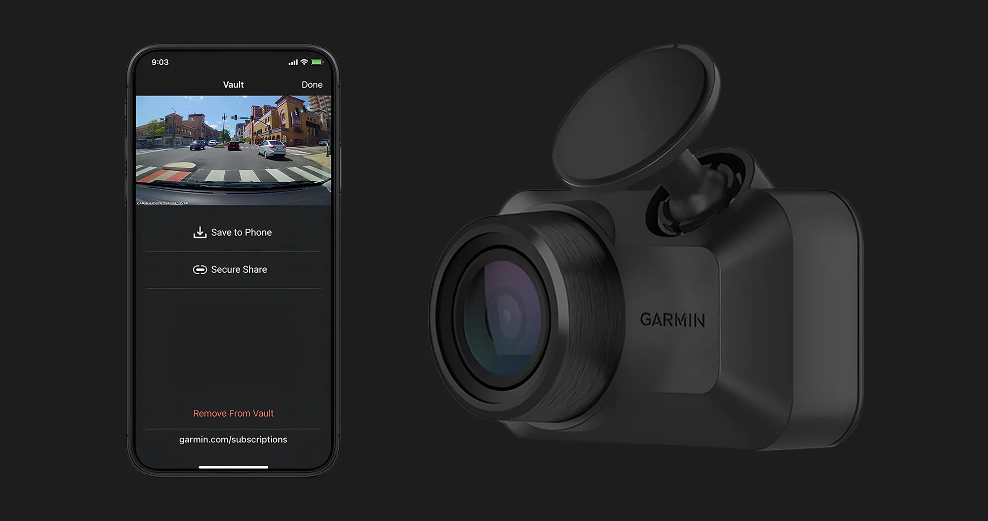 Автомобільний відеореєстрато Garmin Dash Cam Mini 3 (010-02899-10) (Global)