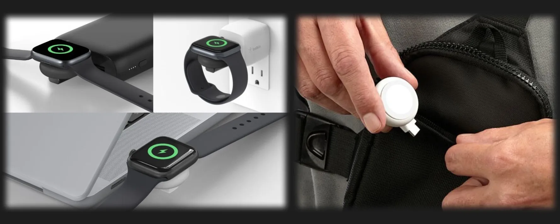 Безпровідна зарядка Belkin USB-C Apple Watch Charger (Black)