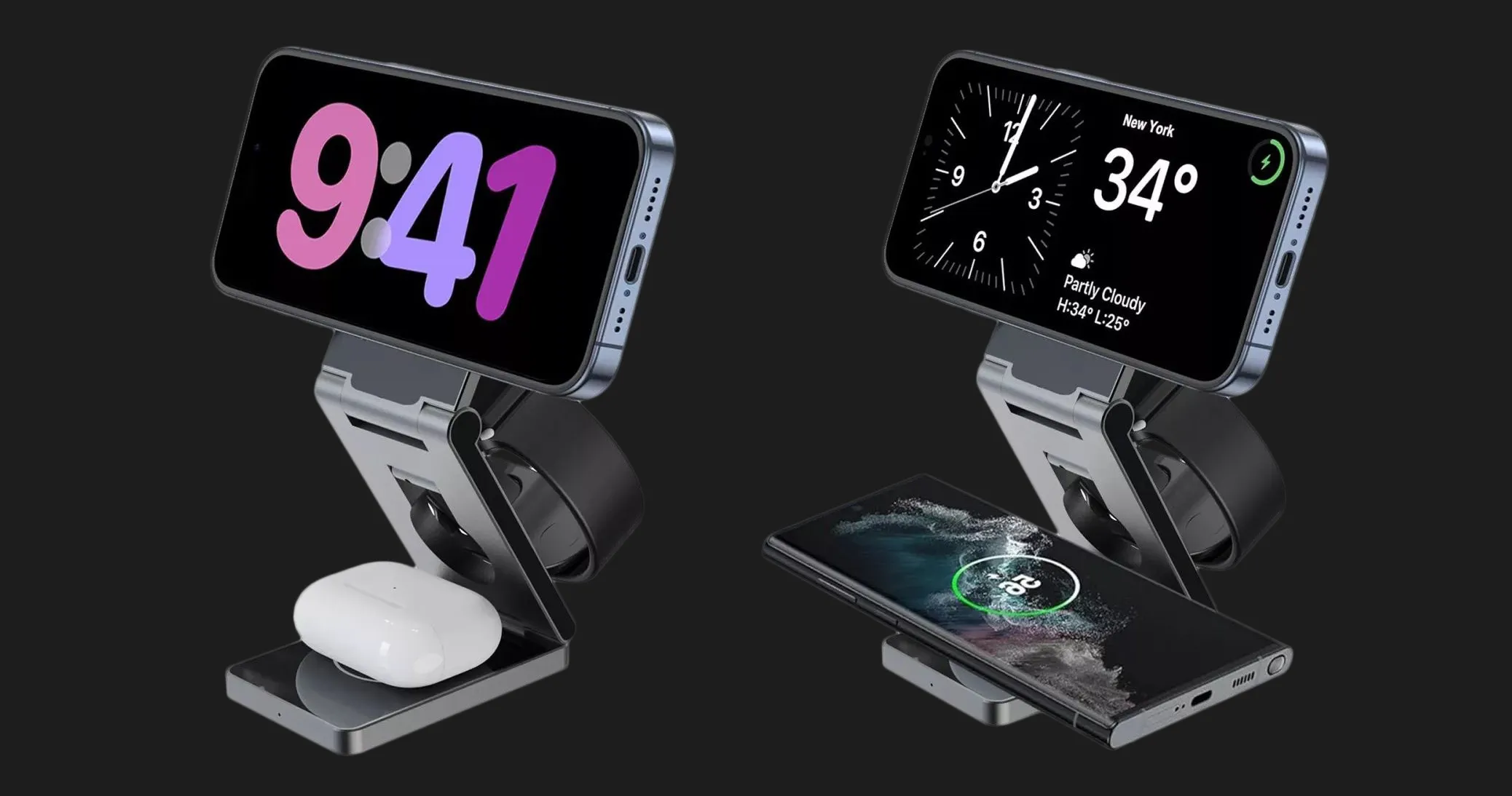 Безпровідна зарядка Proove Titan Volt 3 in 1