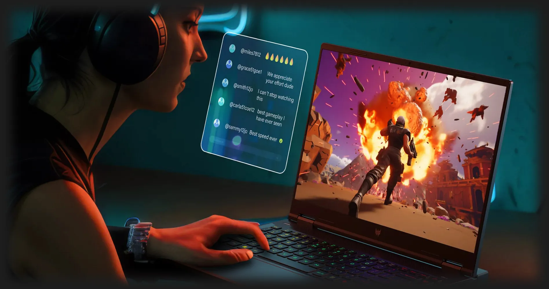 Ноутбук Acer Predator Helios Neo 14 PHN14-51-77MW 14,5" (Intel Core Ultra 7/16GB/512GB (SSD)/RTX 4070) (NH.QRKEX.009) (Standard)