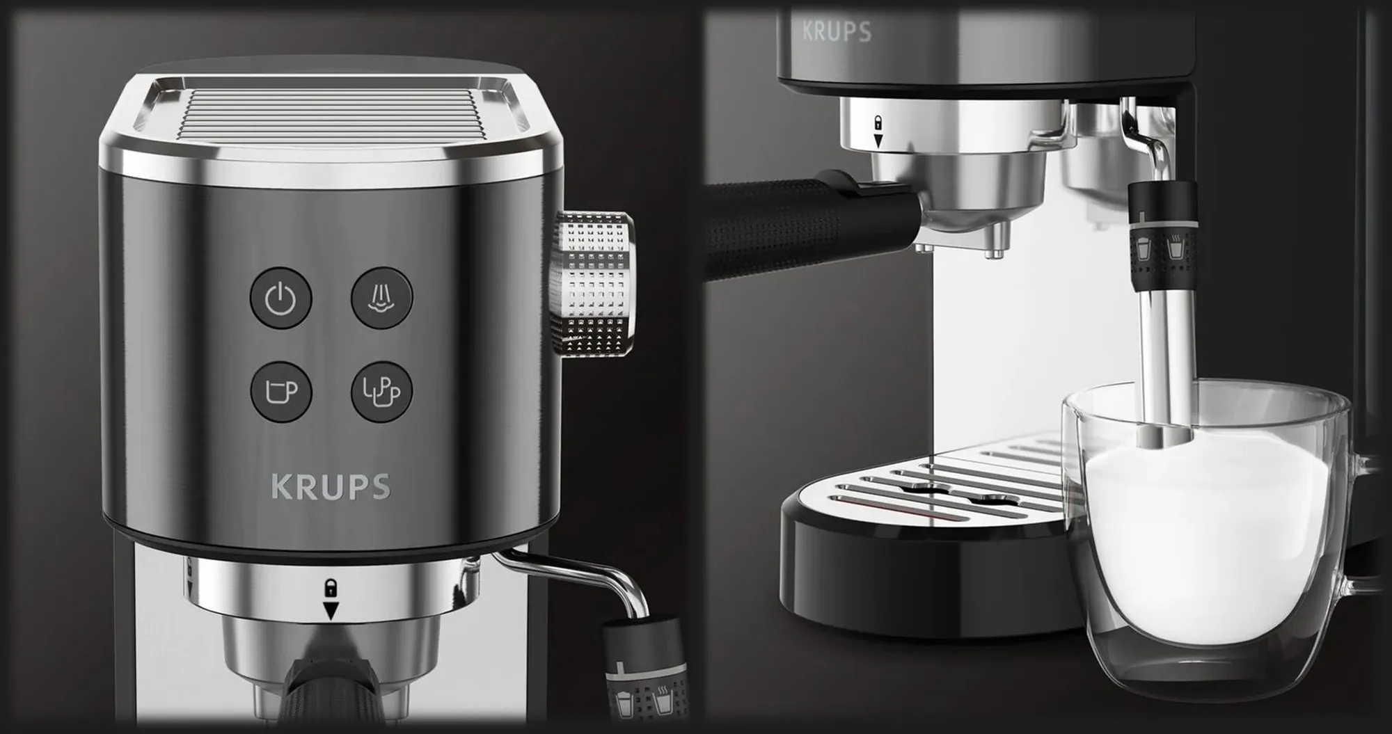 Ріжкова кавоварка Krups Virtuoso+ (Black)