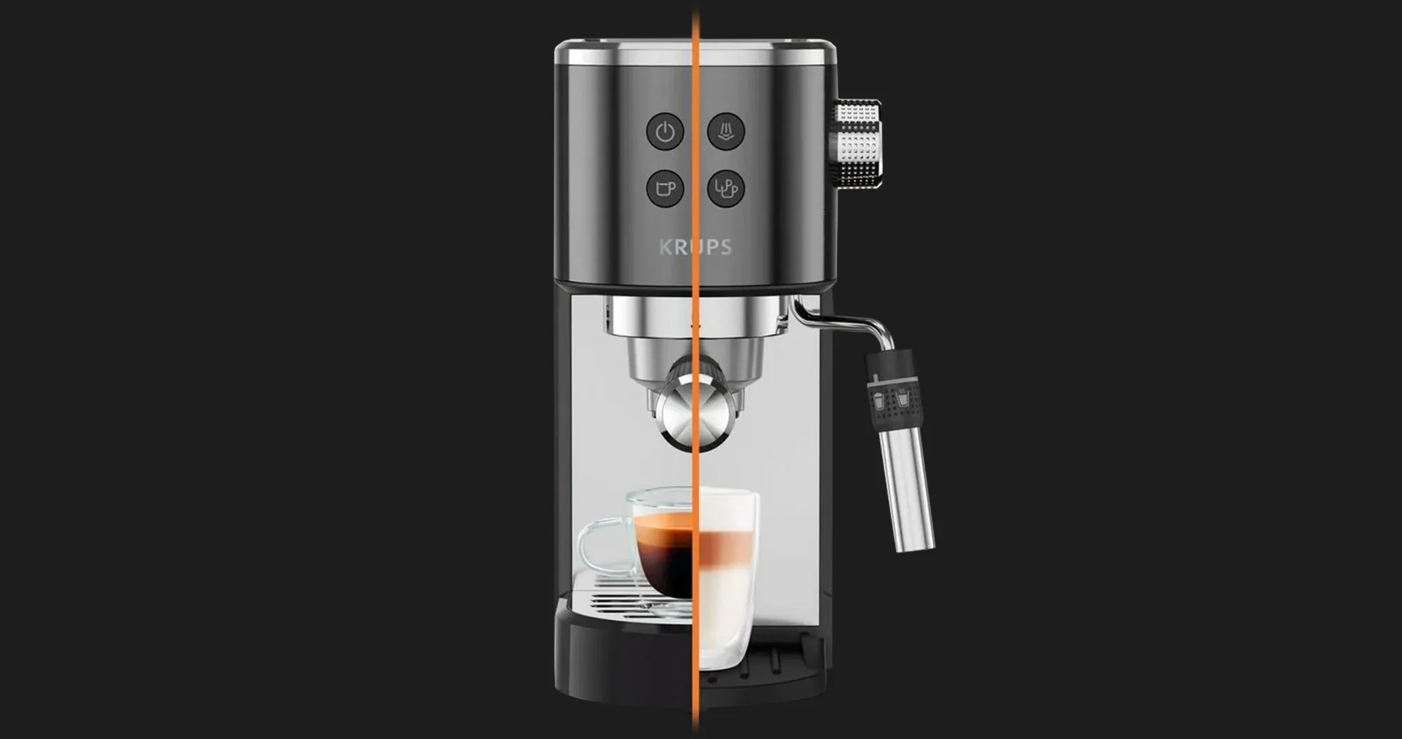 Ріжкова кавоварка Krups Virtuoso+ (Black)