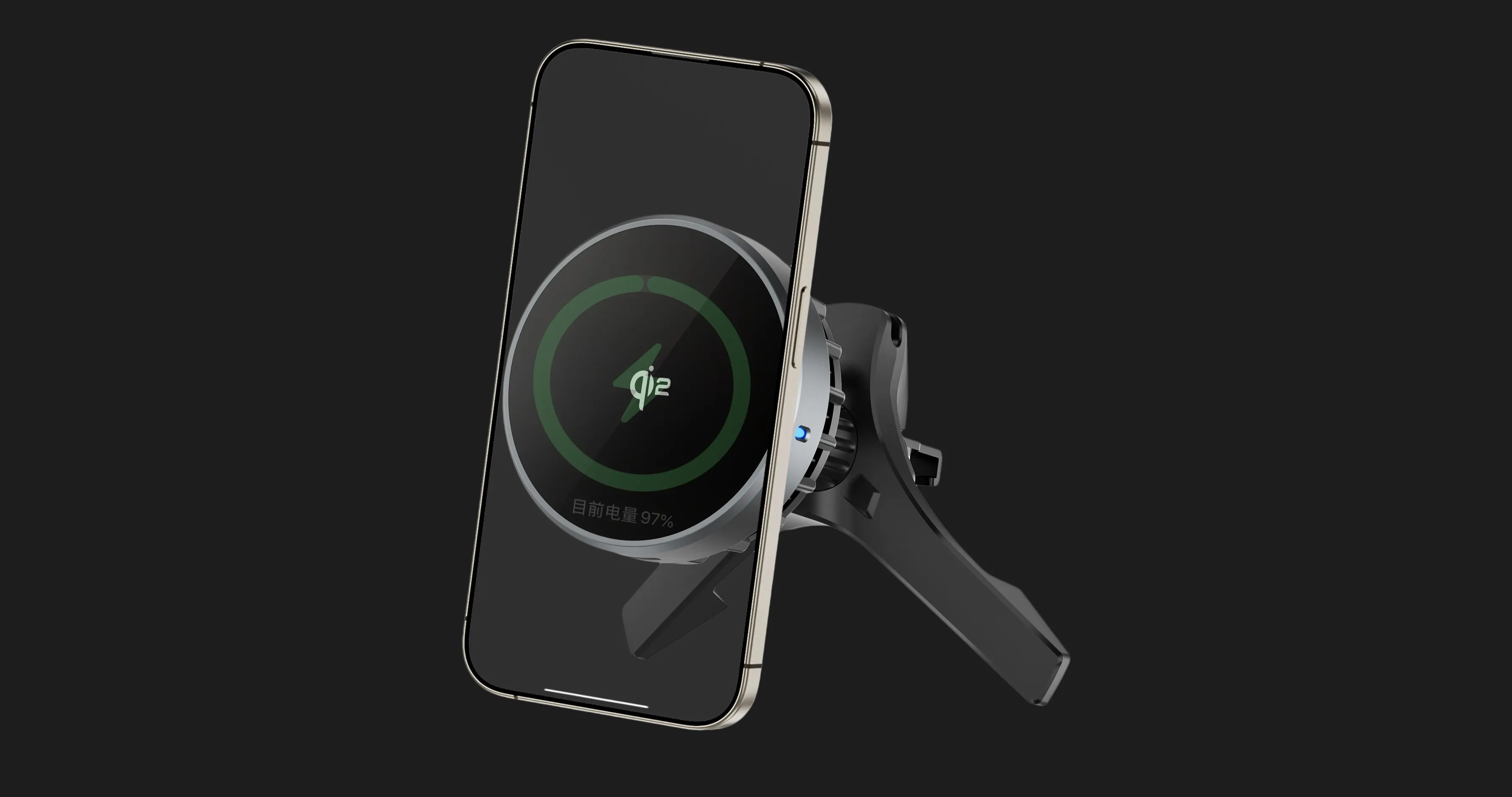 Автотримач WIWU Car Wireless Charger CH-319 Qi2.0 (Black)