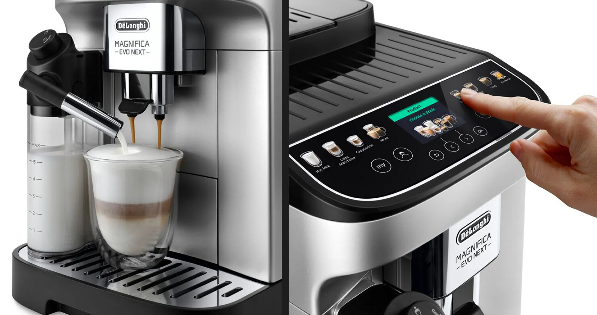 Кавомашина Delonghi Magnifica Evo Next (Silver/Black)