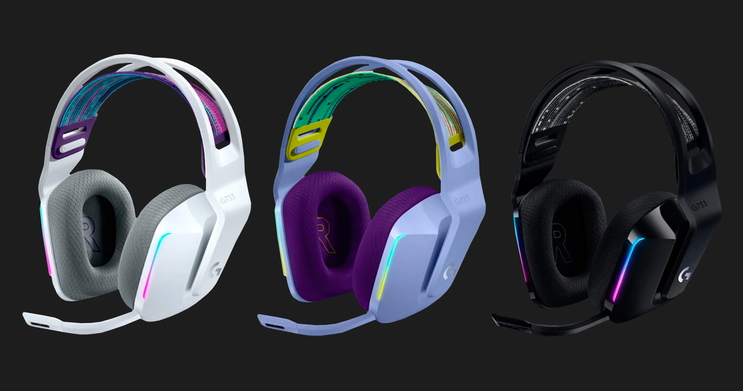 Ігрові навушники Logitech G733 Lightspeed Wireless RGB Gaming Headset White (EU)