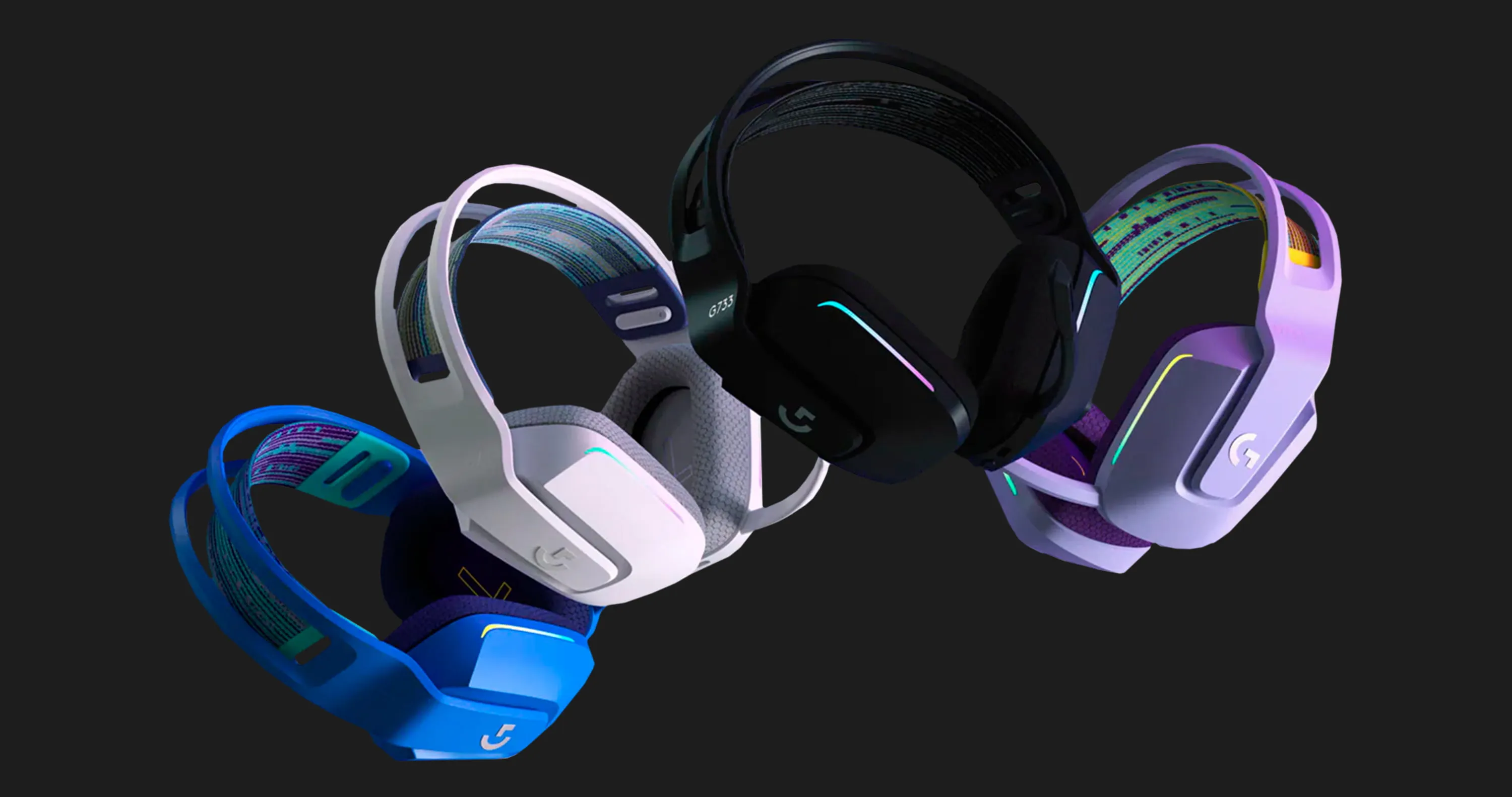 Ігрові навушники Logitech G733 Lightspeed Wireless RGB Gaming Headset White (EU)