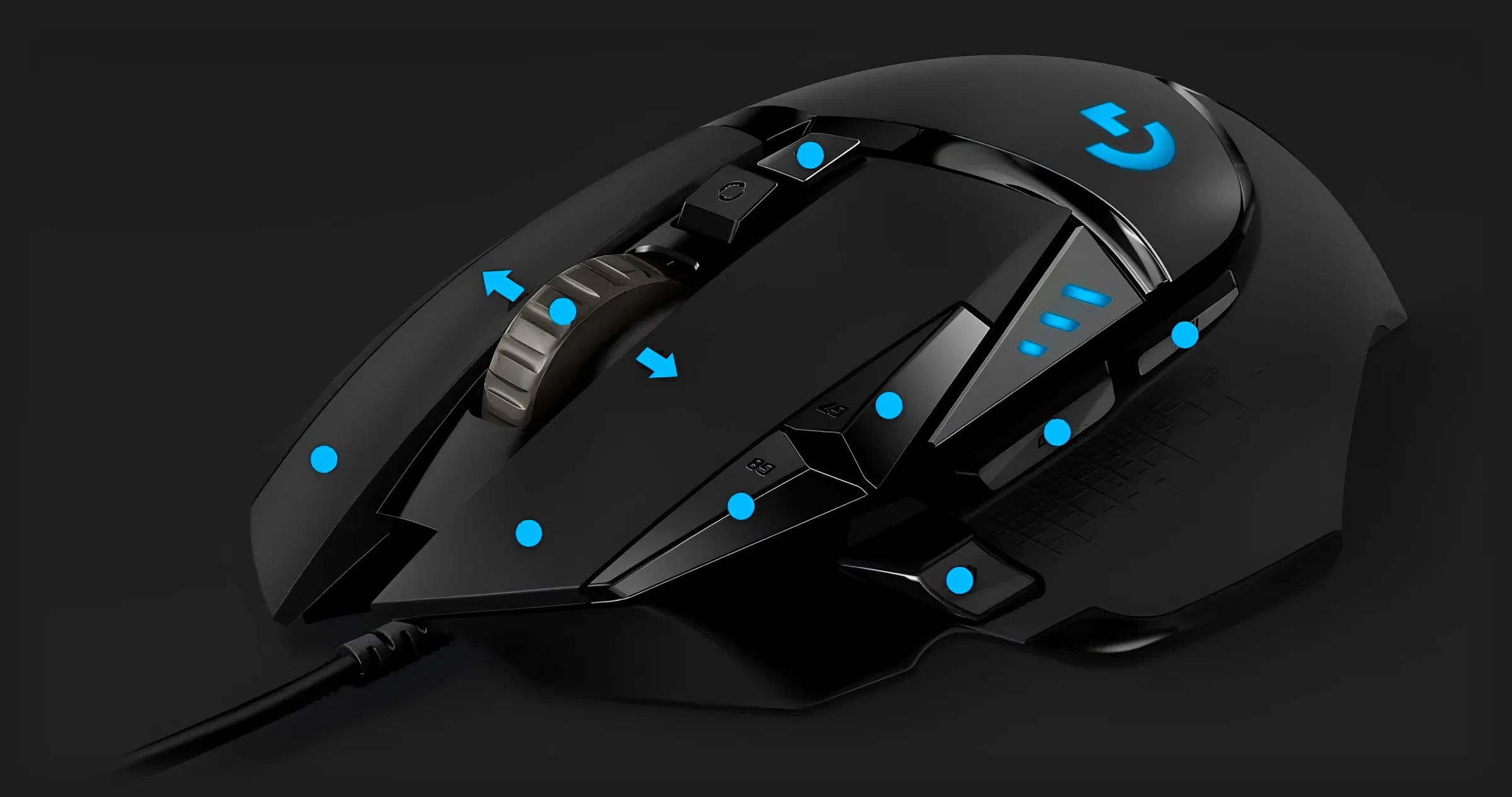 Ігрова миша Logitech G502 Hero (Black) (EU)