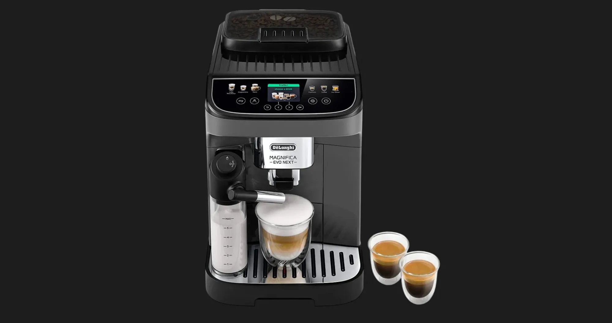 Кавомашина Delonghi Magnifica Evo Next (Black/Graphite)