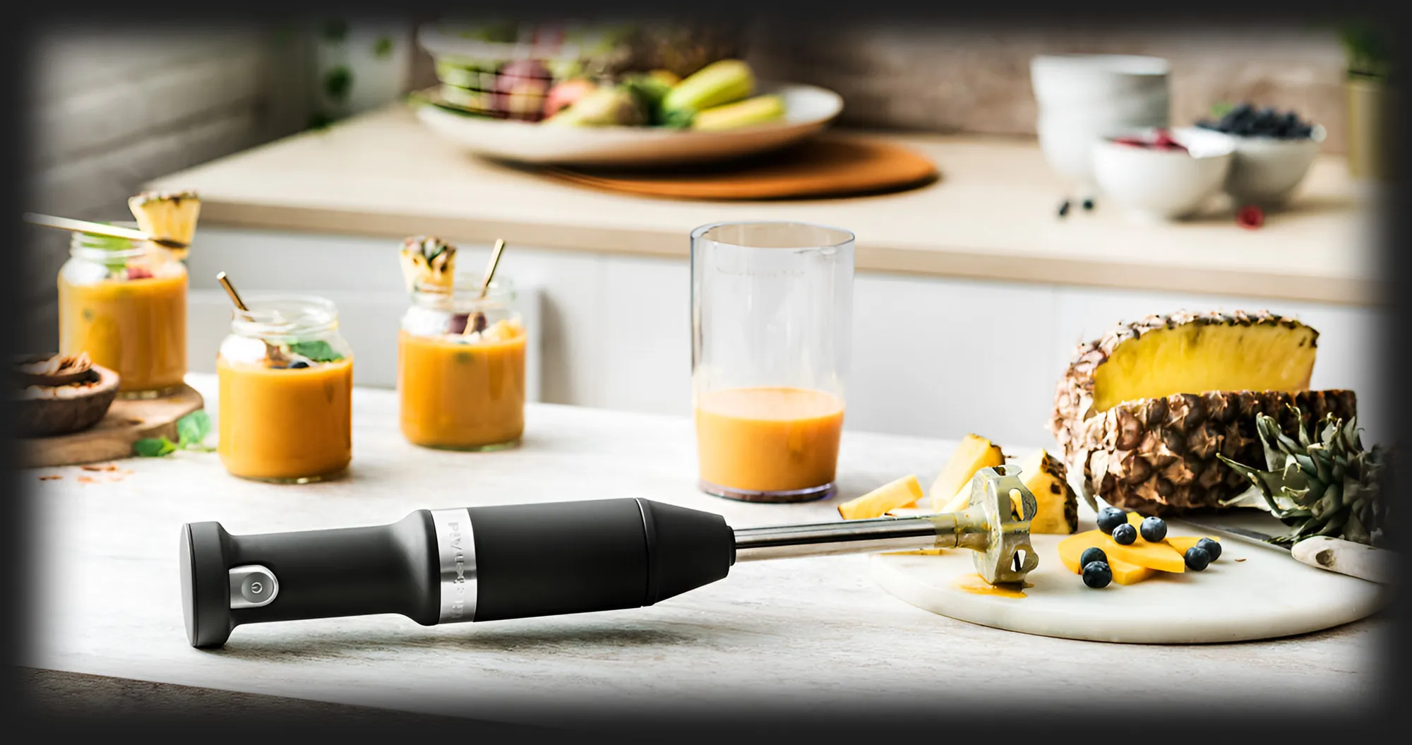 Блендер занурювальний KitchenAid з аксесуарами (Cream)