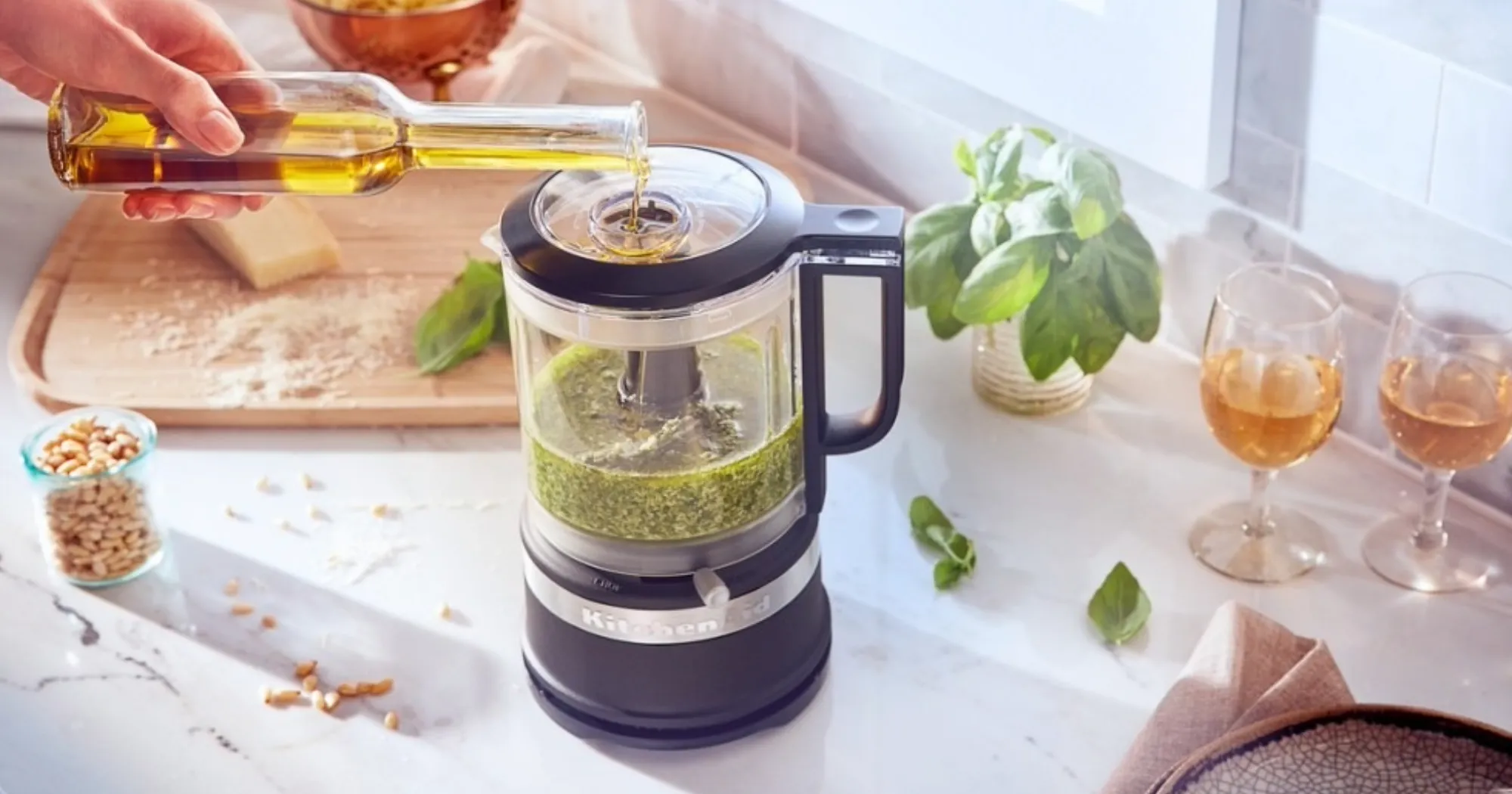 Кухонний мінікомбайн KitchenAid 1,2 л (Cream)